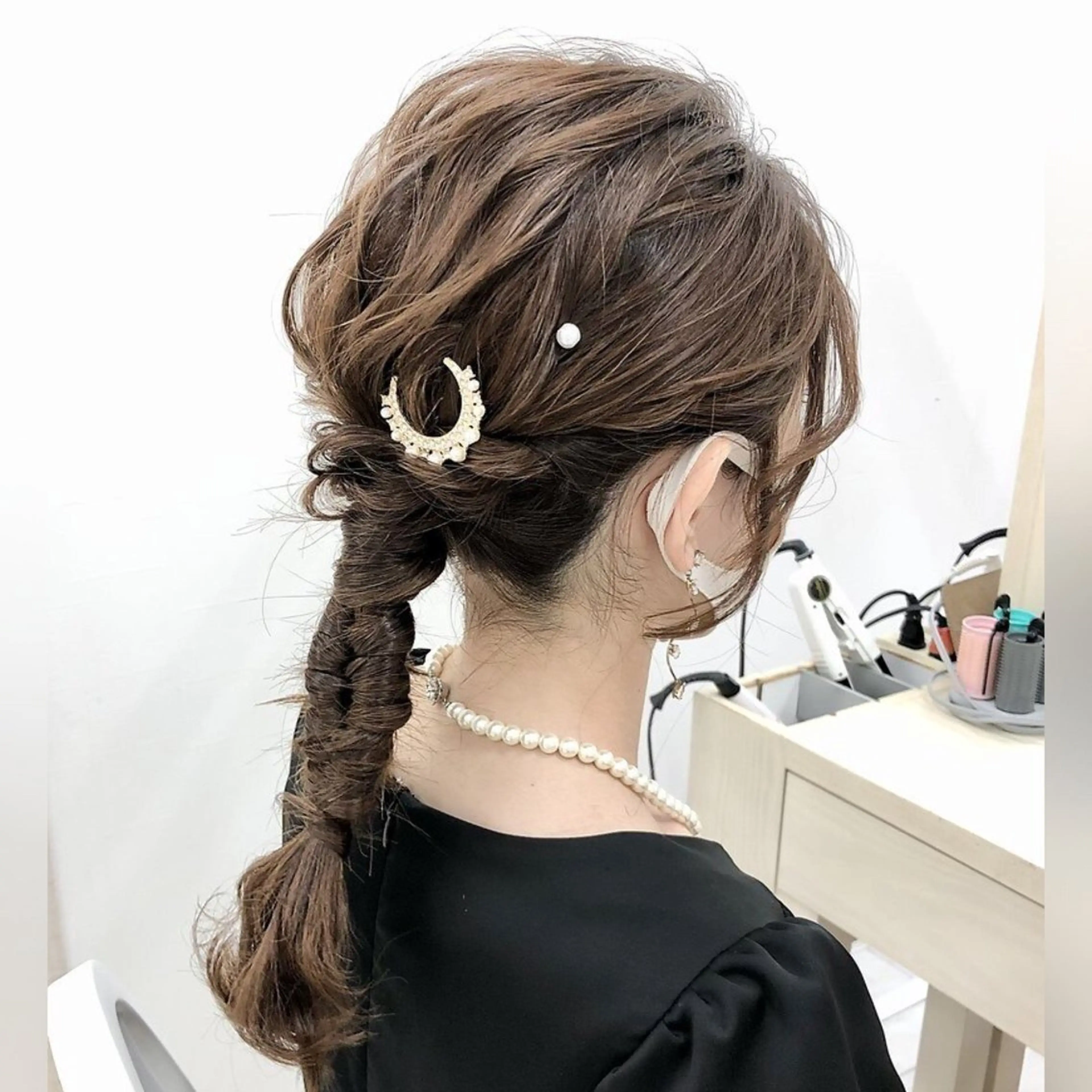 ヘアアレンジ ヘアセット 似合わせヘアメイク 💐オダギリチアキのヘアスタイル