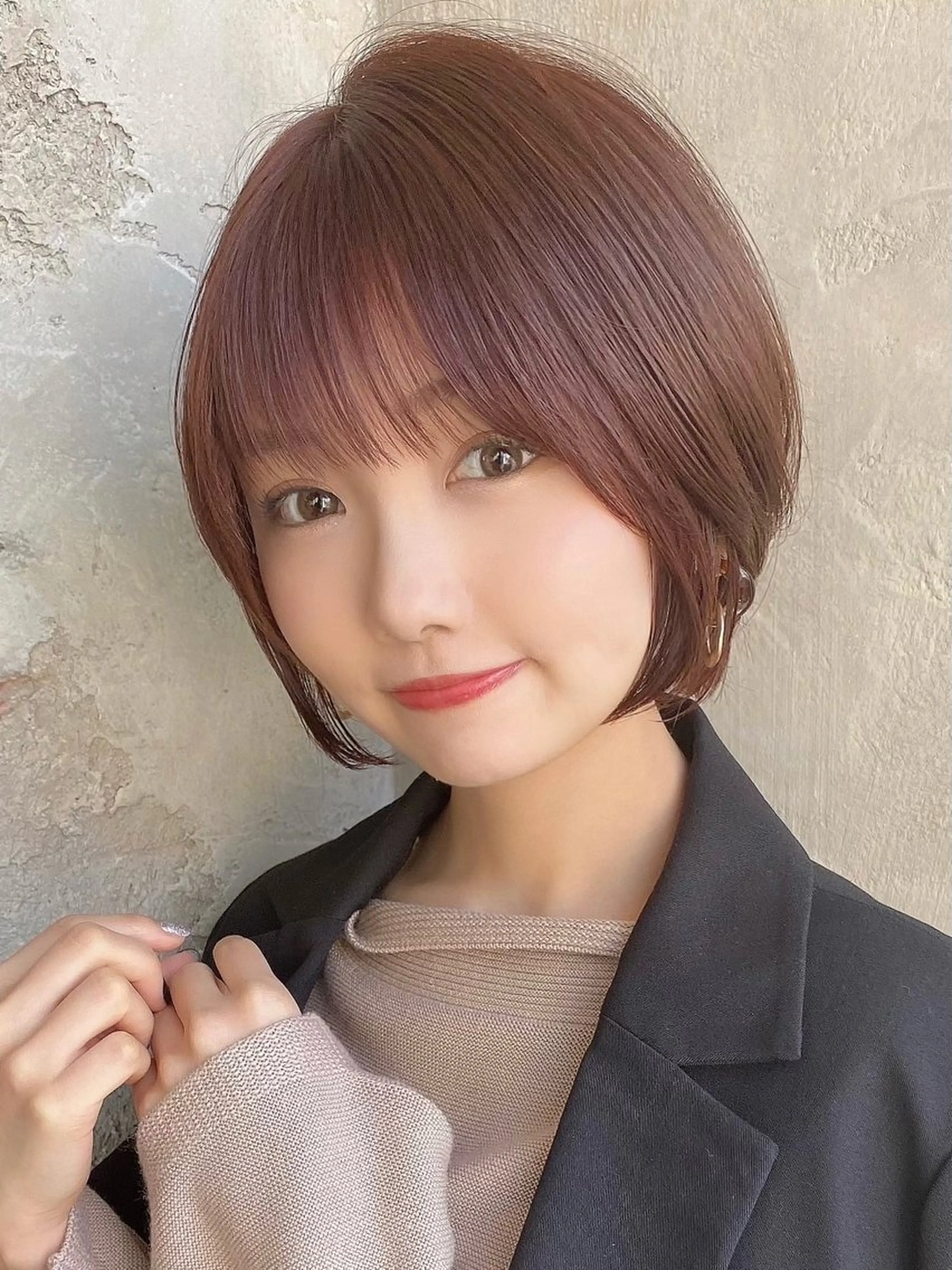 ショート カラー カット ヘアカラー トリートメント 💍新宿ショート 💍岩田莉奈のヘアスタイル