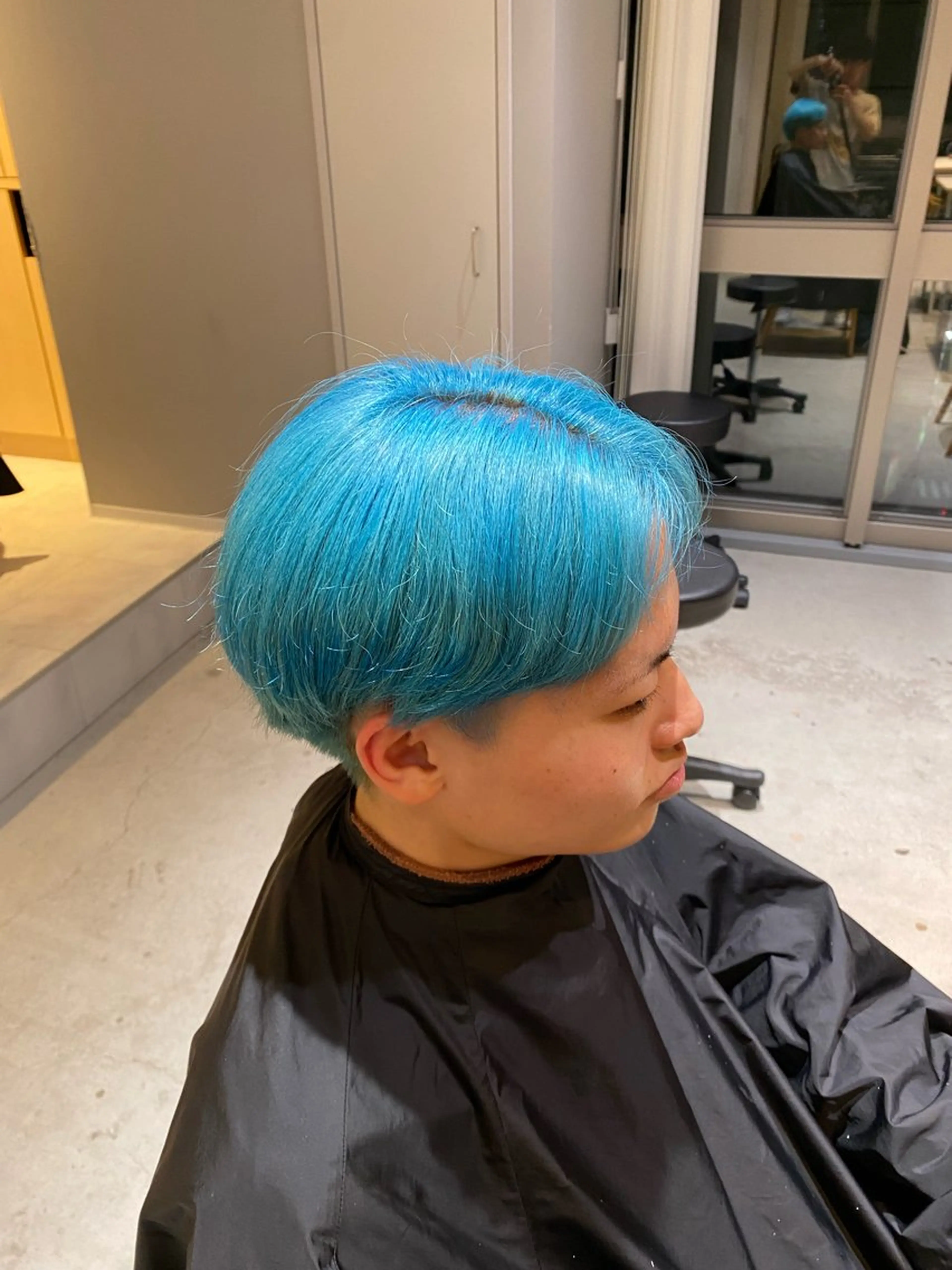 ミディアム AI　TOKYO hair 名古屋所属・波多野タケシ/ 縮毛矯正特化のヘアスタイル