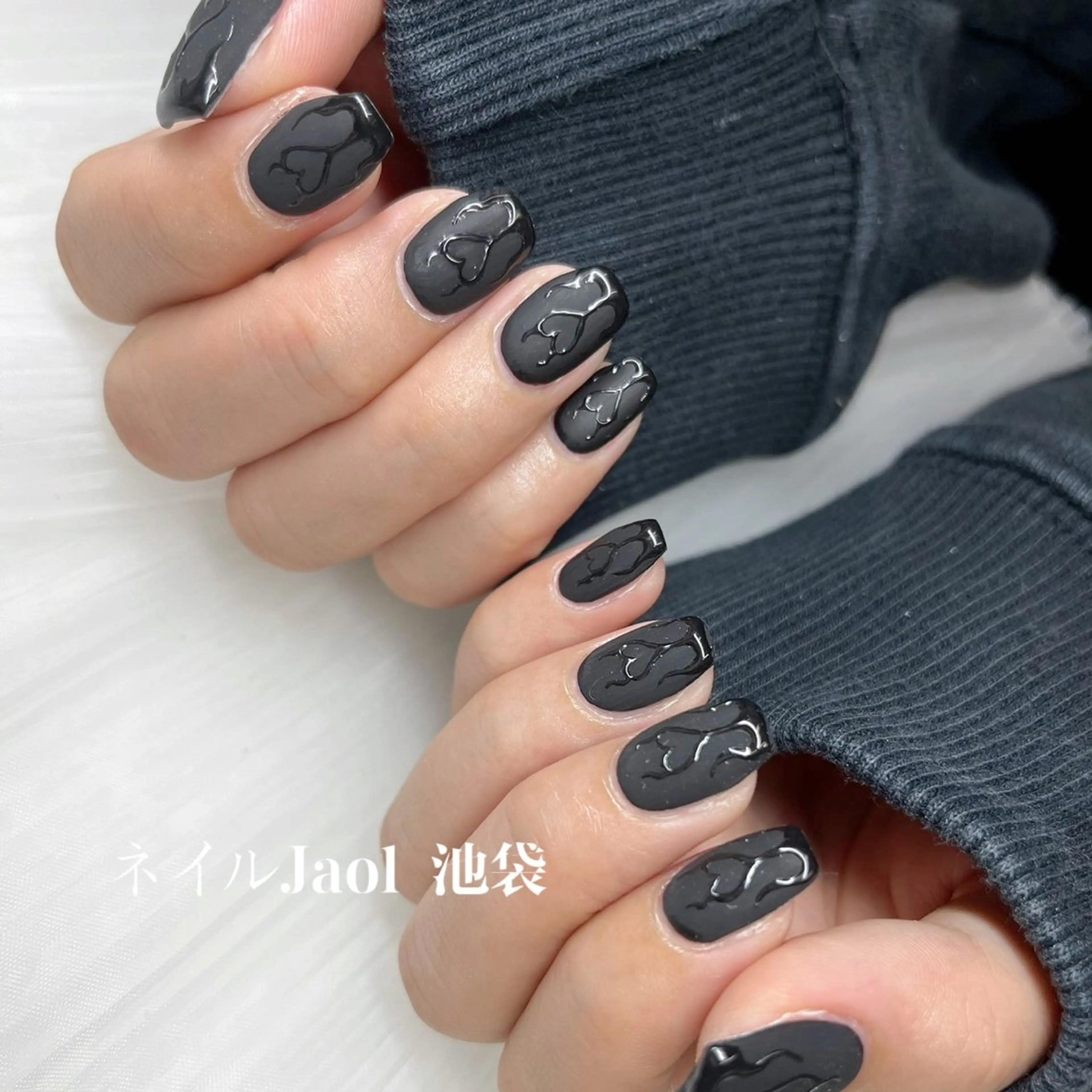 ミディアム ハンドネイル nail jaol池袋店所属・ネイルJaol 池袋のネイルデザイン