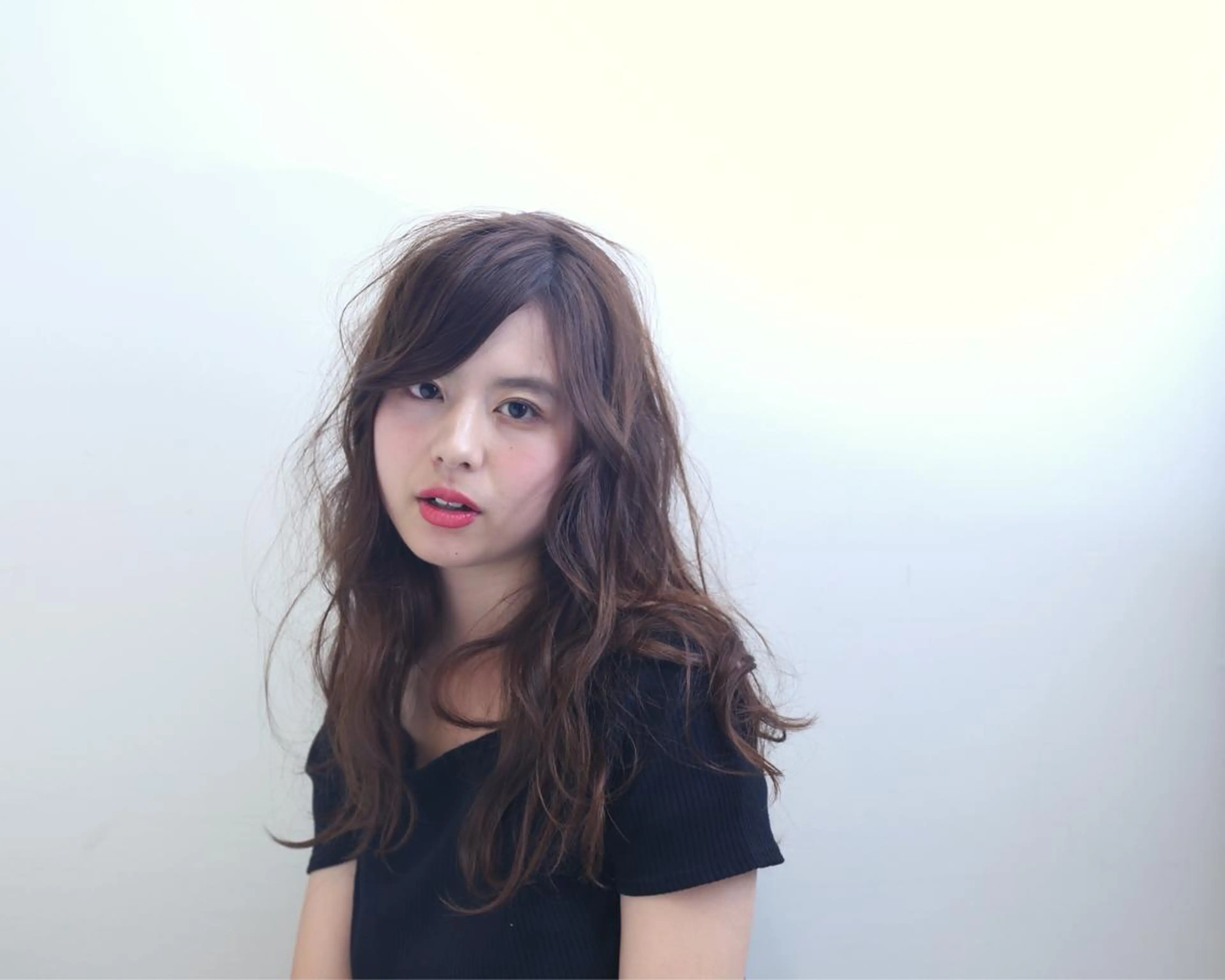 ロング カラー ブラウンカラー 髪質改善/イルミナ/ 城崎のヘアスタイル