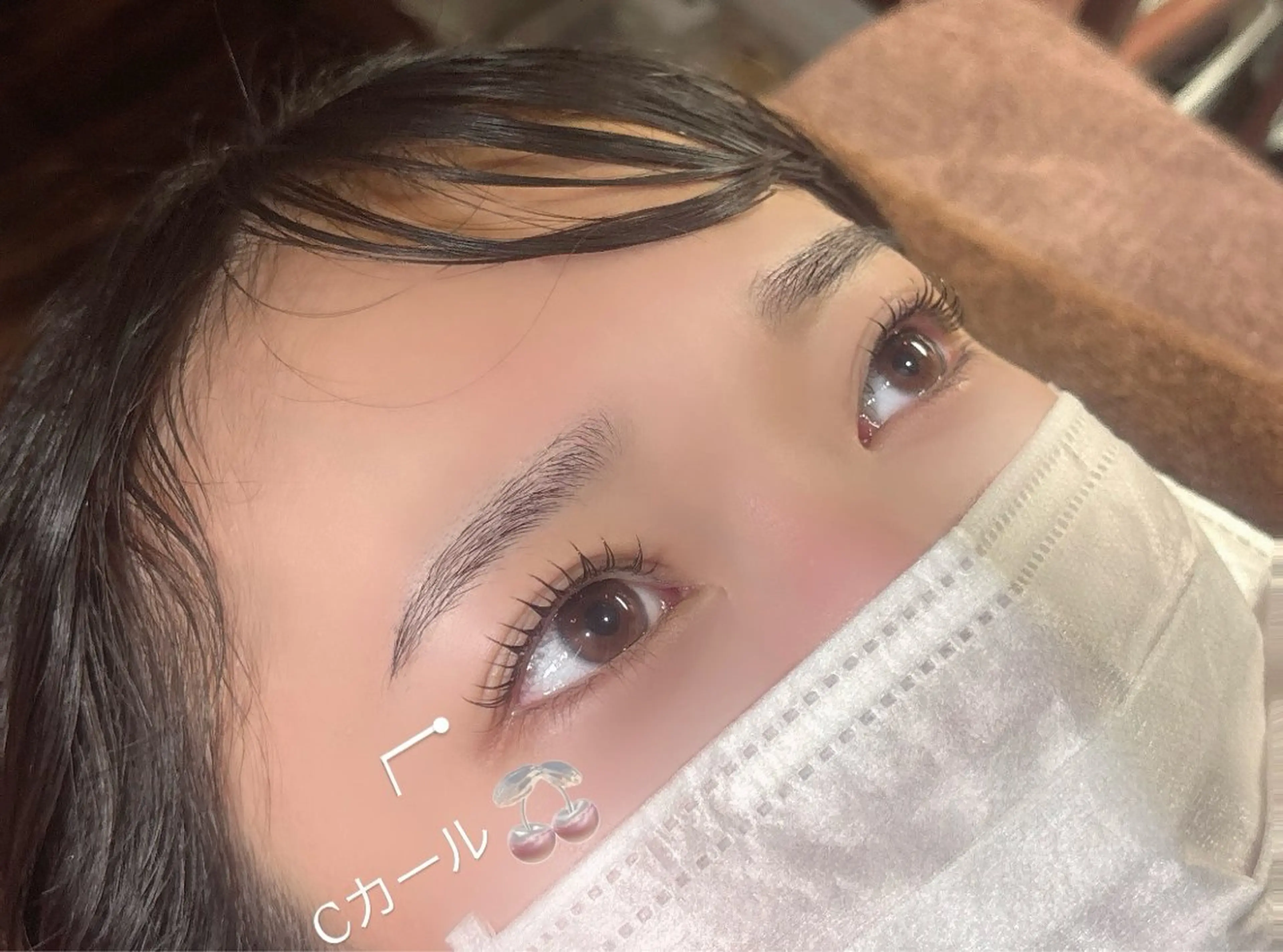 マツエク・マツパ まつげパーマ putihTidur 二村乃愛の眉毛・アイブロウイメージ