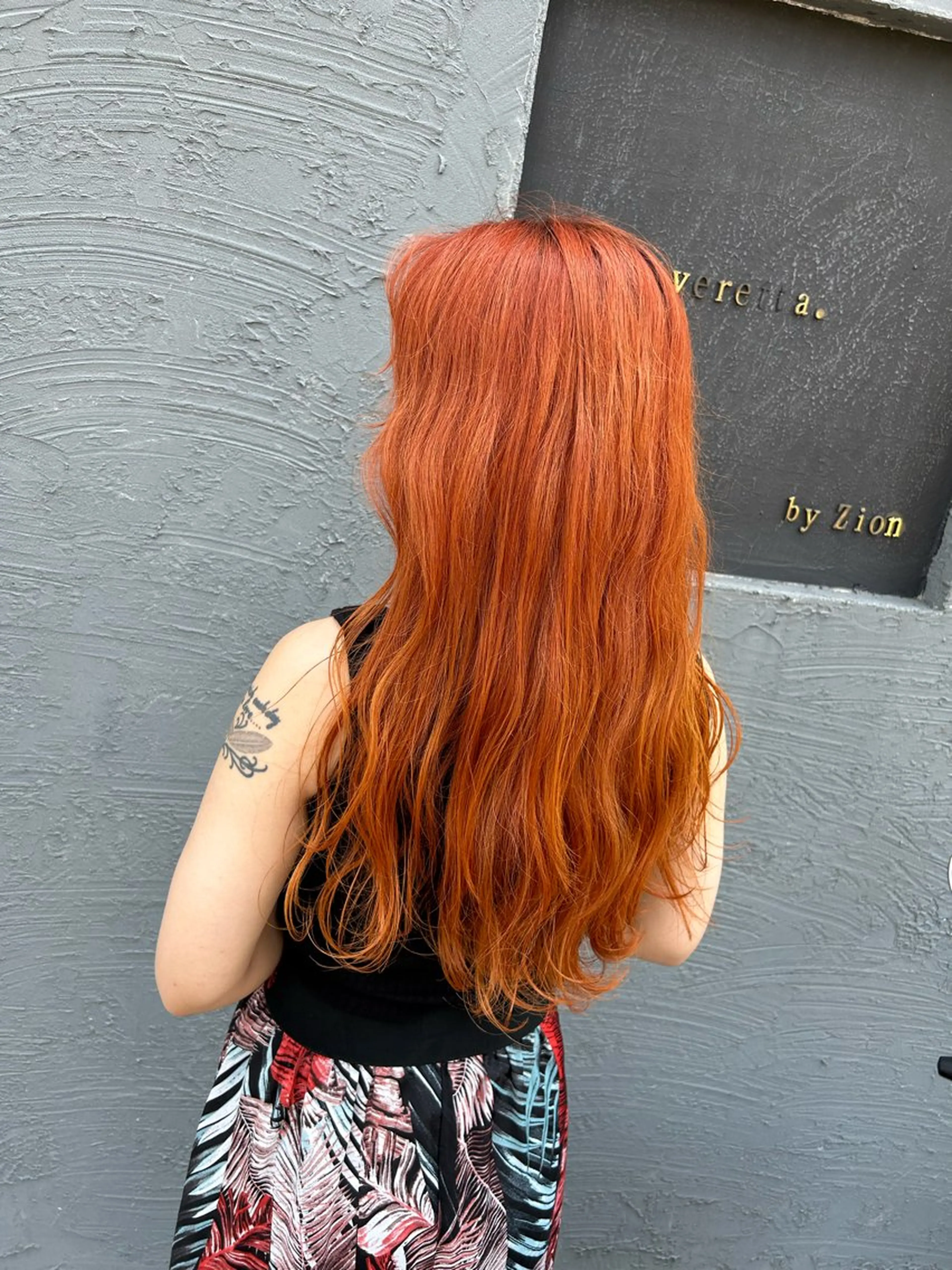 ロング カラー ヘアカラー トリートメント 馬場 瑞穂のヘアスタイル