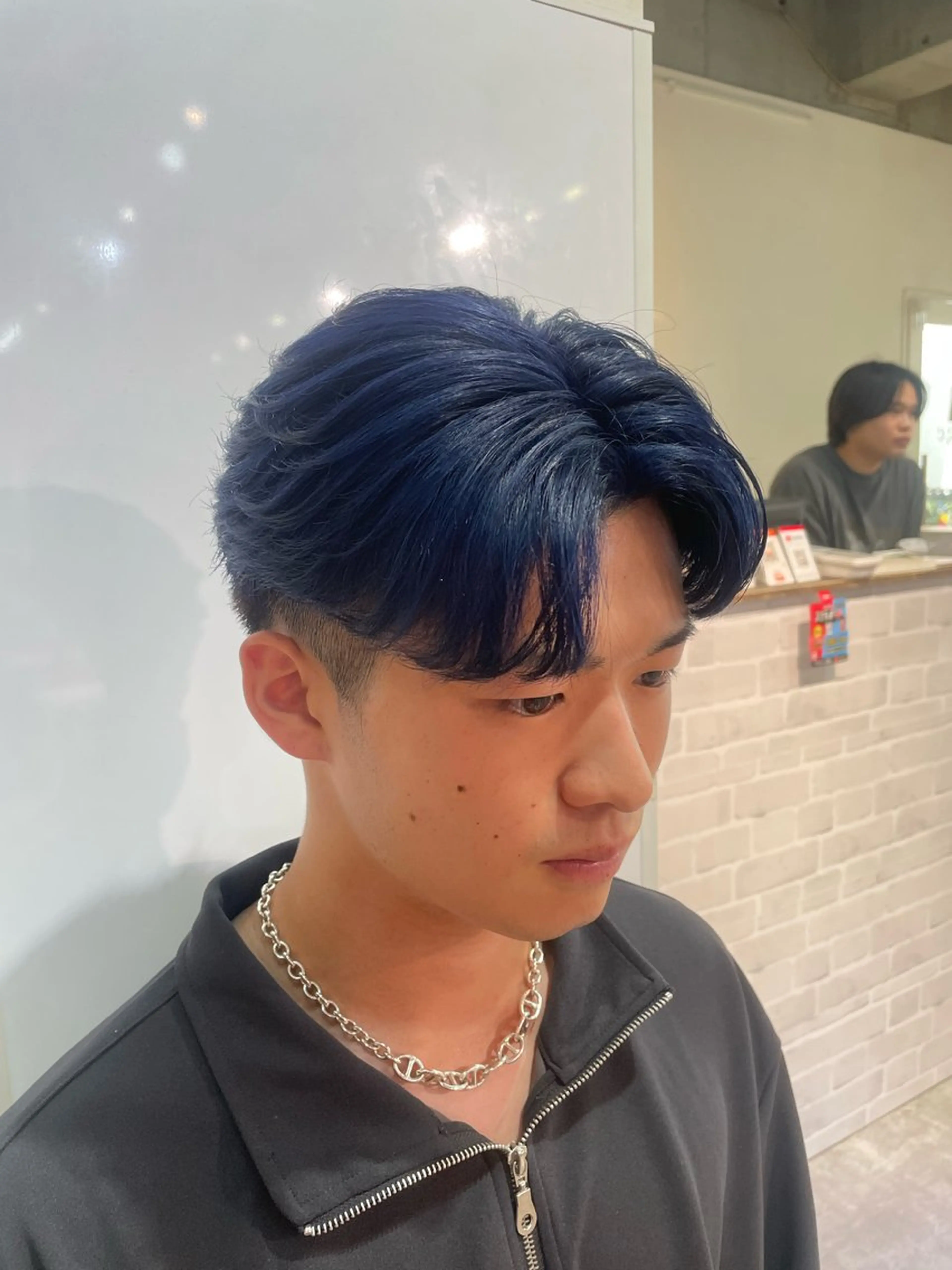 💨💨men'sセンターパート＋ダブルカラー💨💨（追加ブリーチ+5500円）の写真