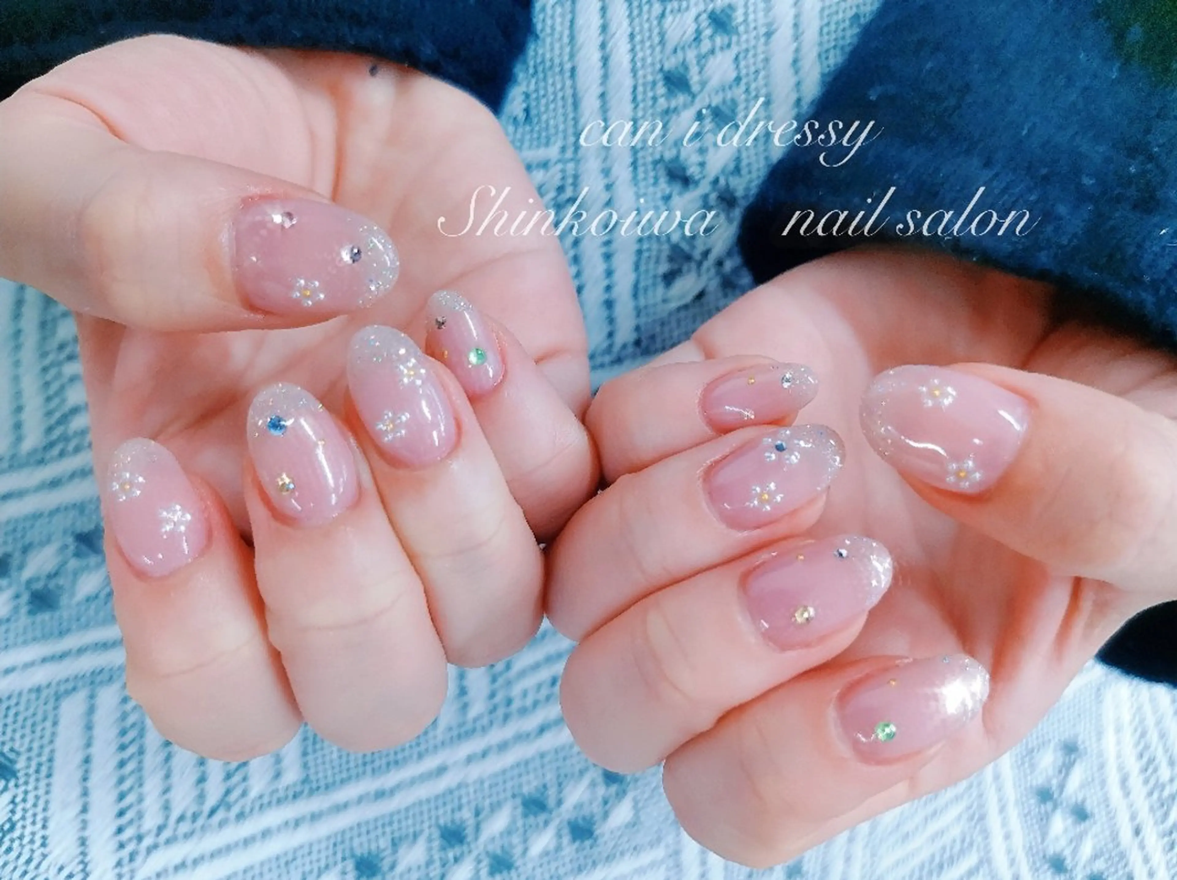 ネイル アートネイル 持ち込み 春ネイル キャンアイレッシー 新小岩のネイルデザイン