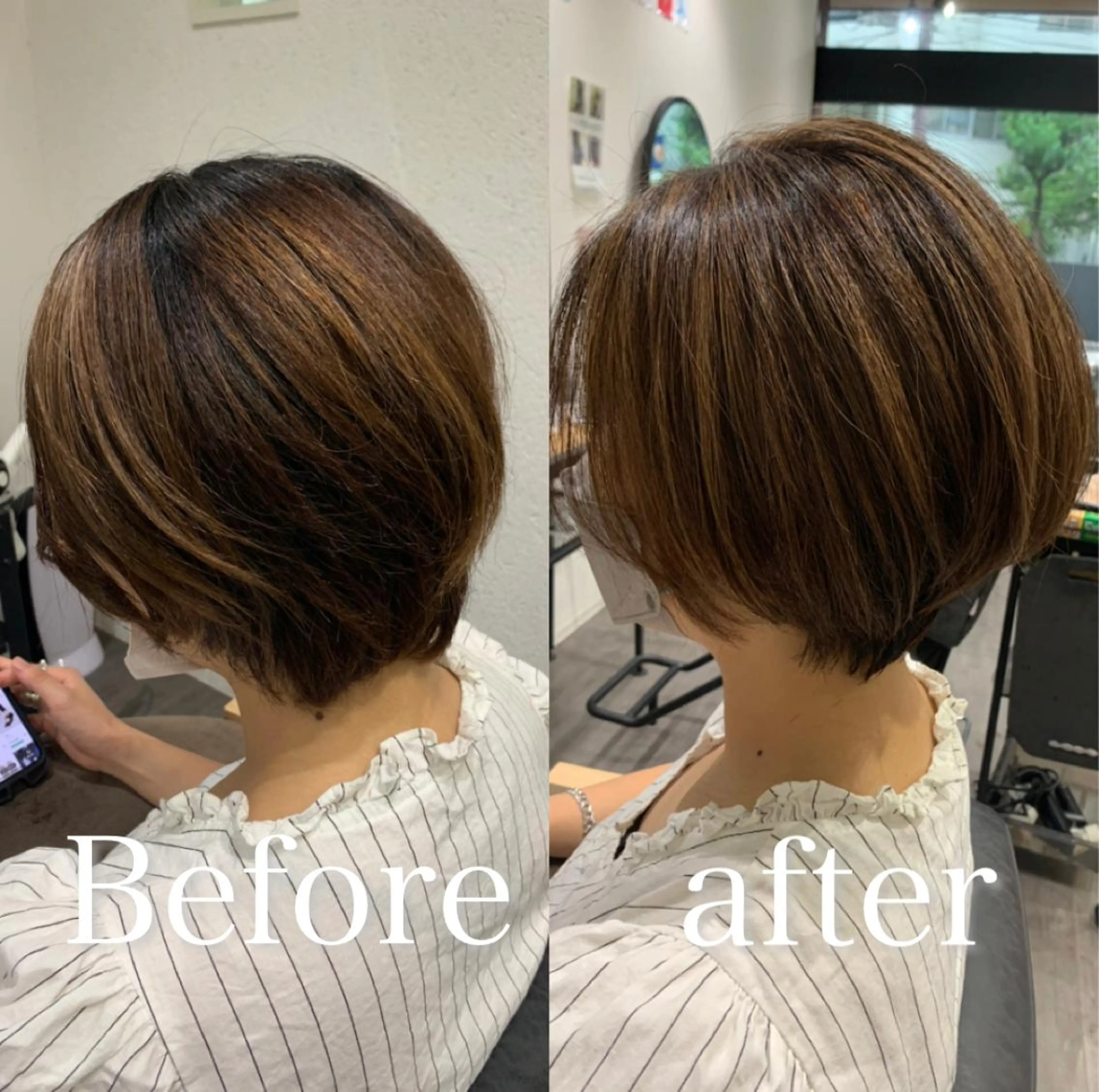 ミディアム 【酸性ストレート】 宮下和明のヘアスタイル