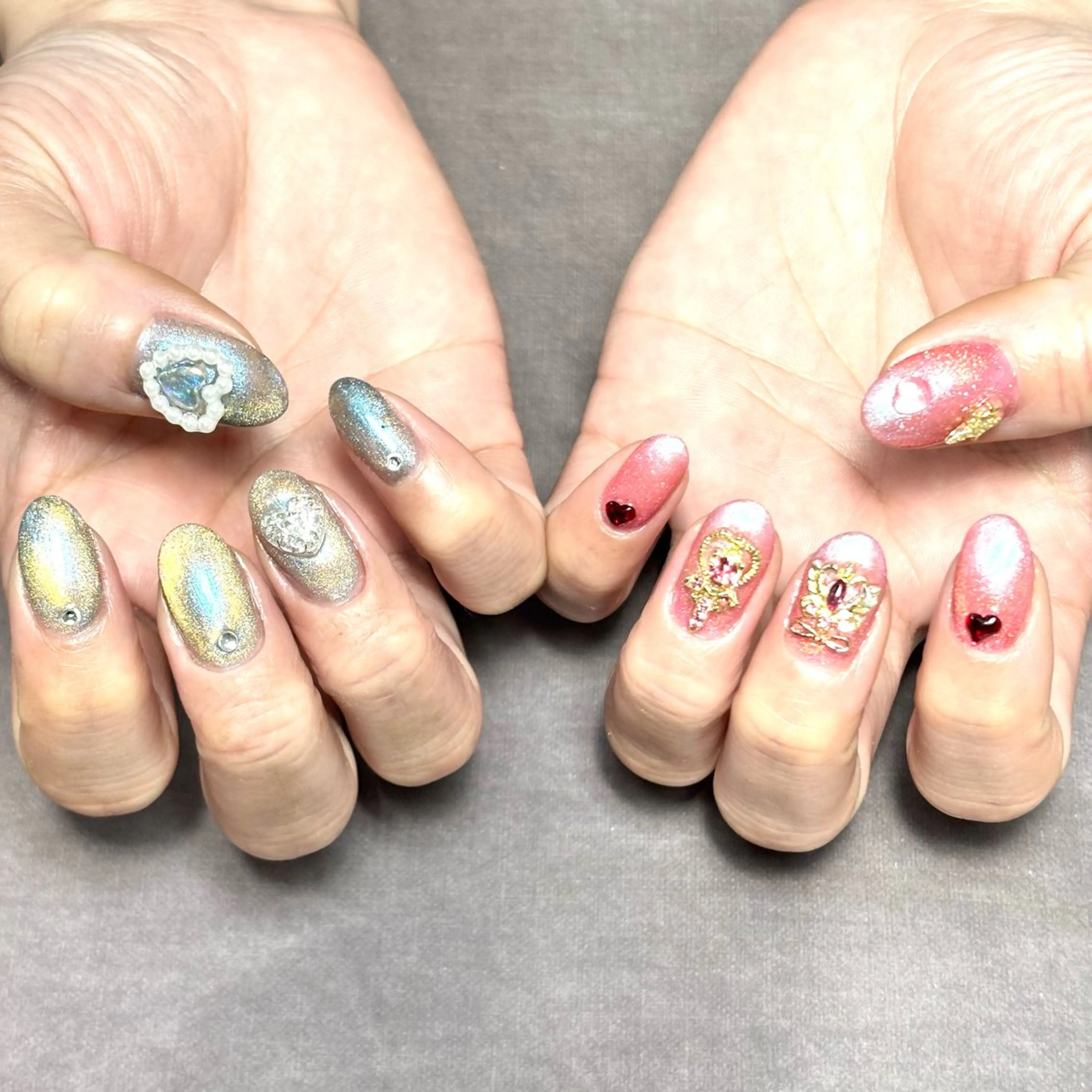 ネイル マグネットネイル Nail&Spa SeaGlass所属・SeaGlass tomoのネイルデザイン