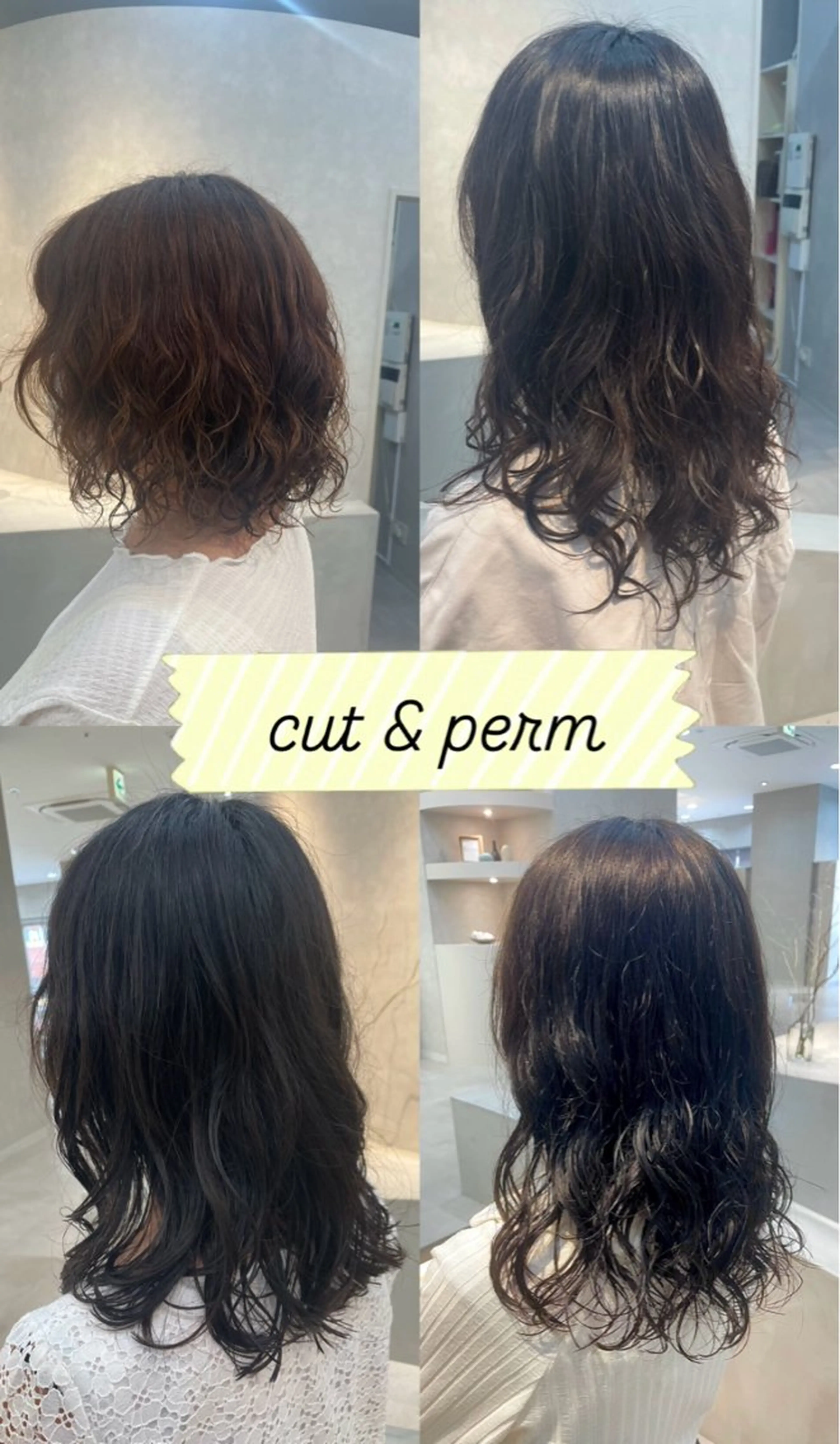 【平日14時まで⏰】カット＆パーマ モデル《3cm以上切らせて頂けるレディース様限定》残り5人の写真