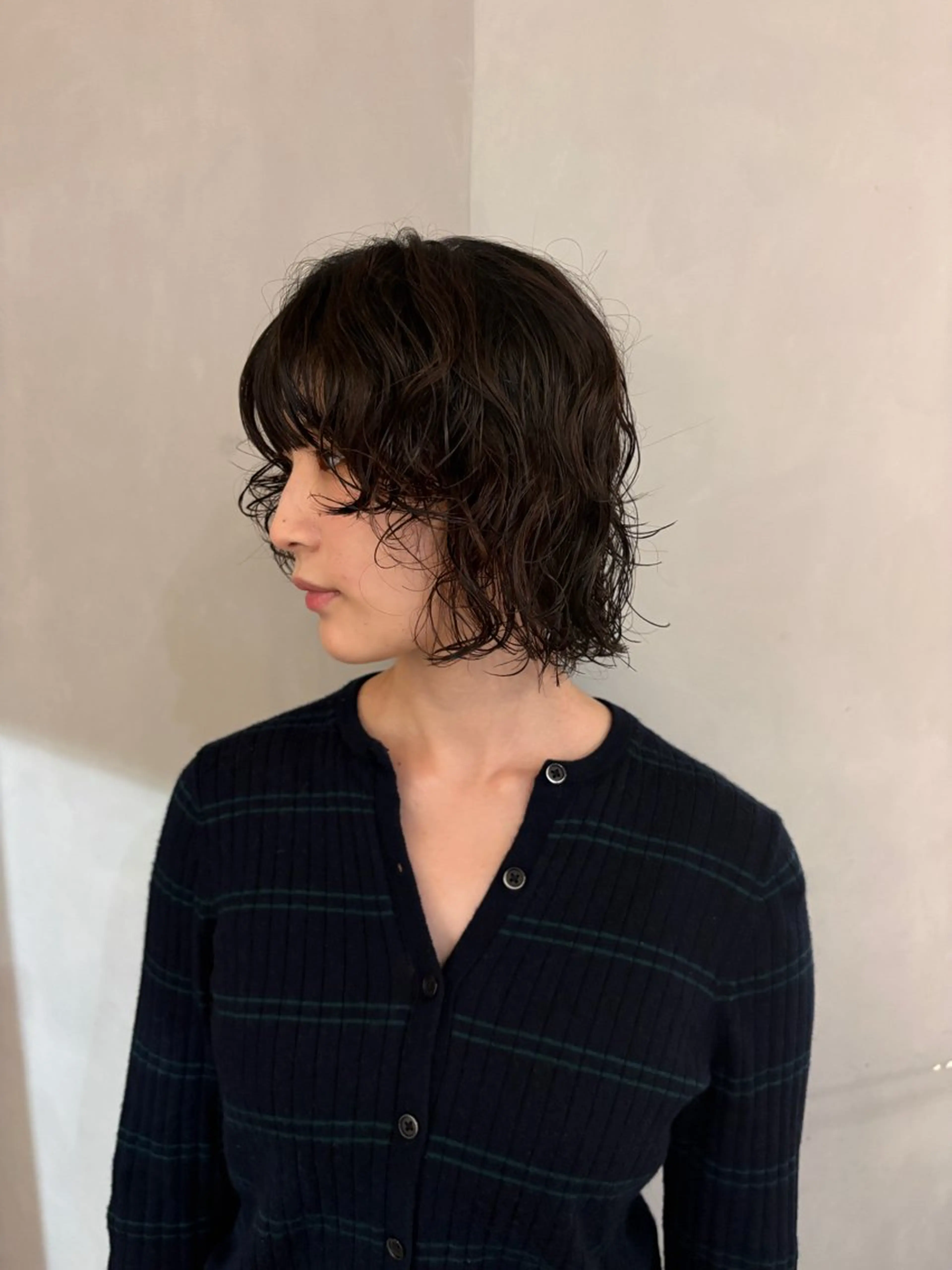 ショート カット パーマ パーマ/ボブ,ロング ヤマシタミウ🌀のヘアスタイル