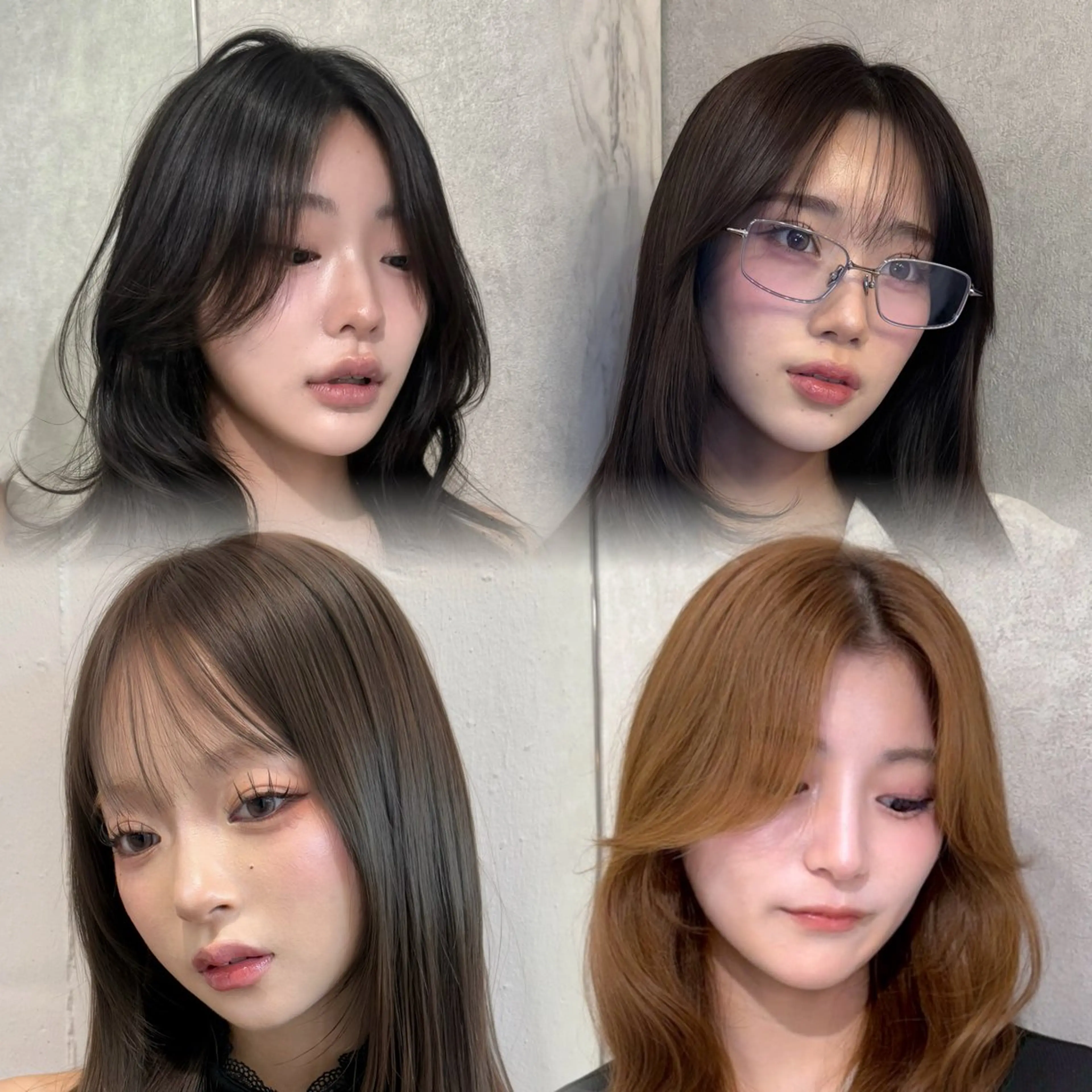 【韓国トレンドヘア】前髪＋顔周りカットの写真