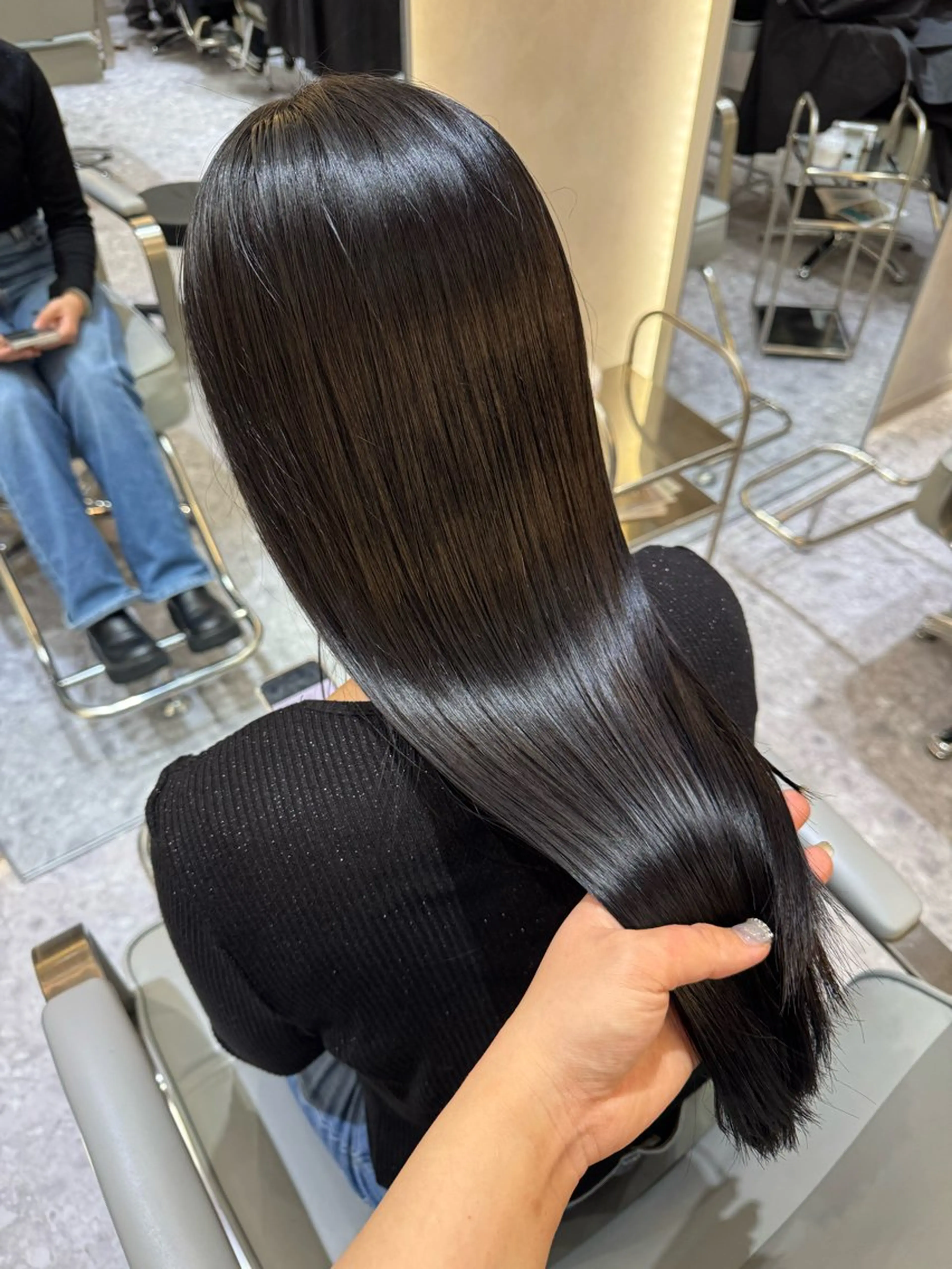 ロング カット トリートメント 韓国ヘア🇰🇷 松田光里のヘアスタイル