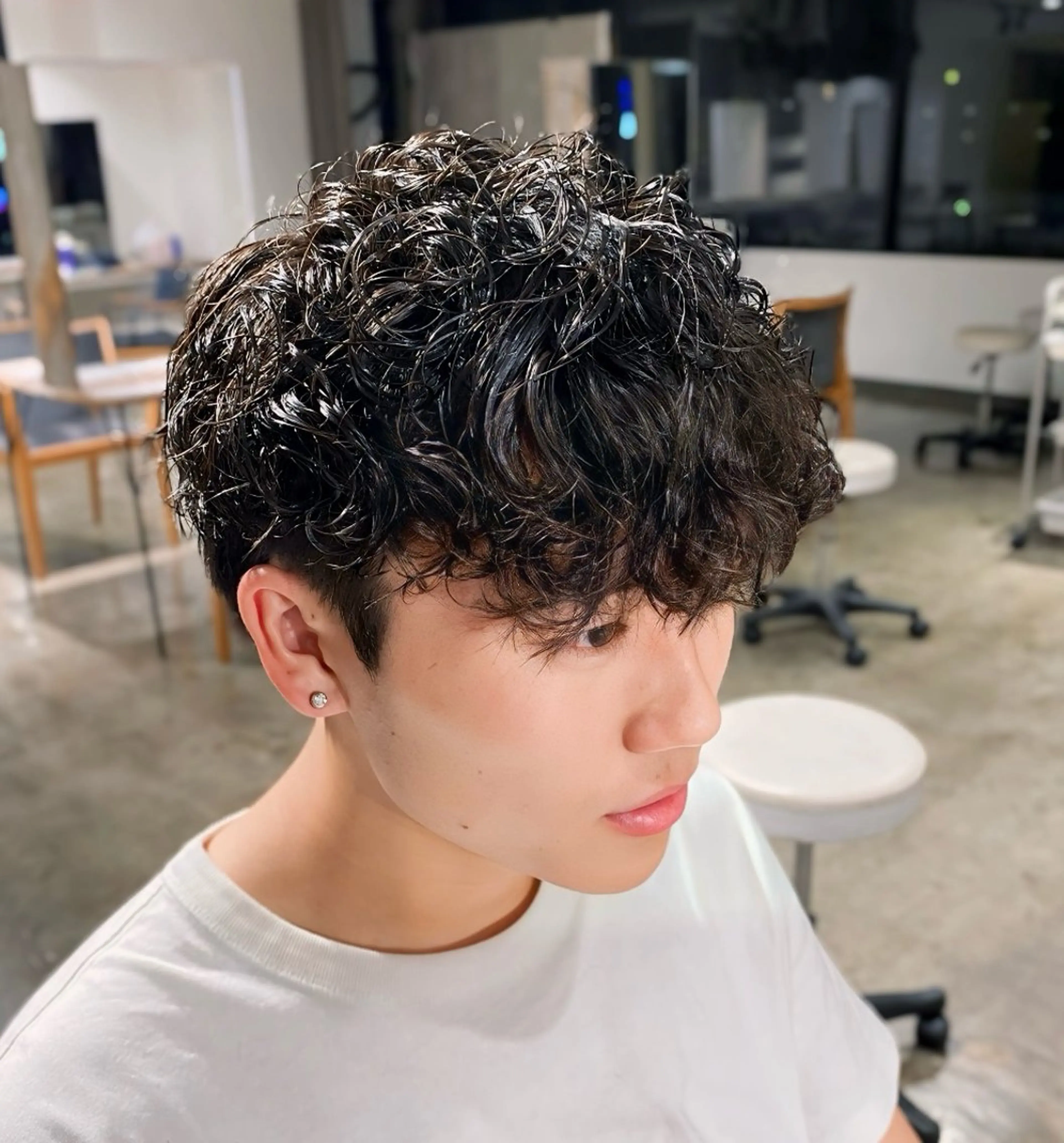 パーマ メンズ メンズパーマ スパイラルパーマ メンズパーマ 特化/中川拓也のヘアスタイル