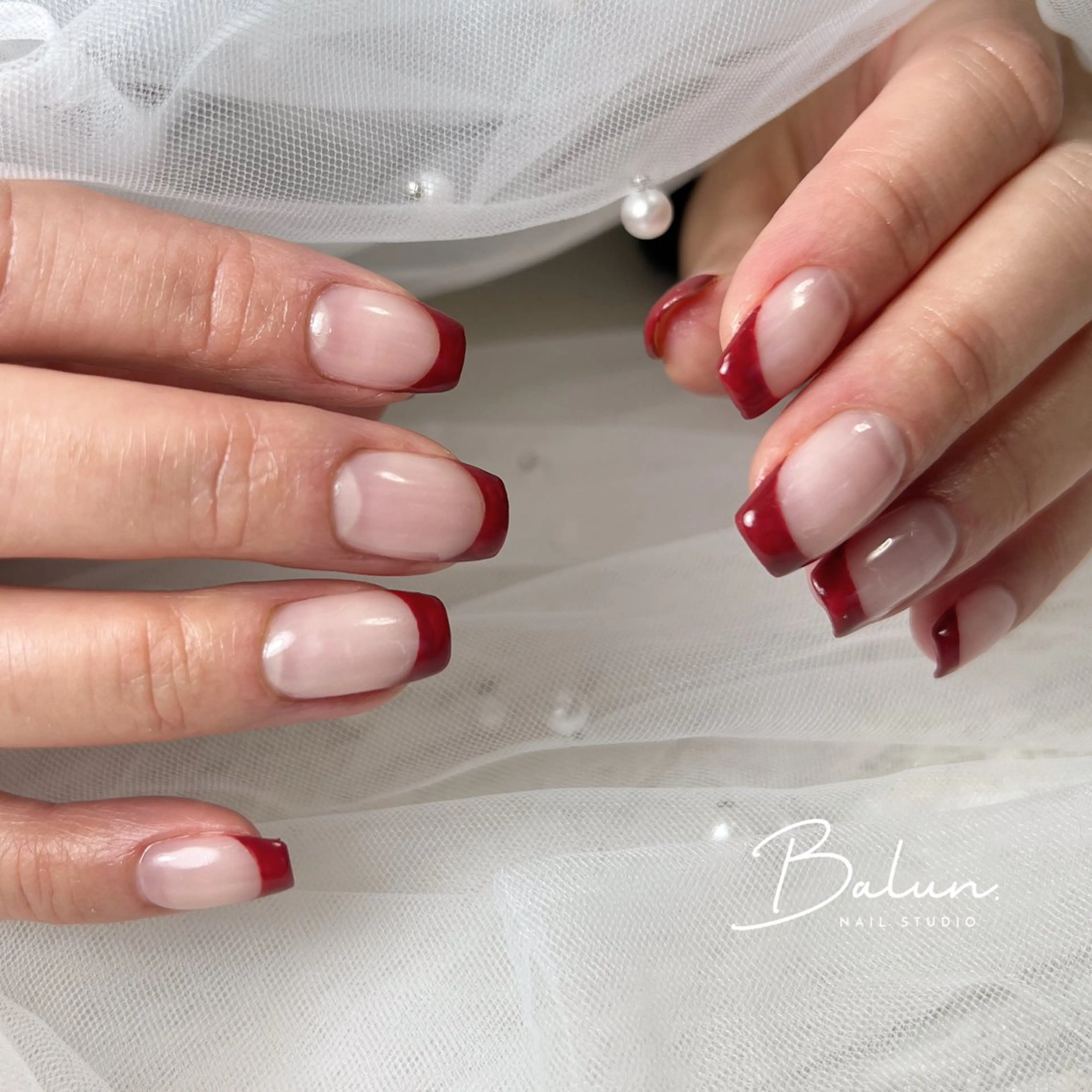 ネイル フレンチネイル ハンドネイル balun. nailのネイルデザイン