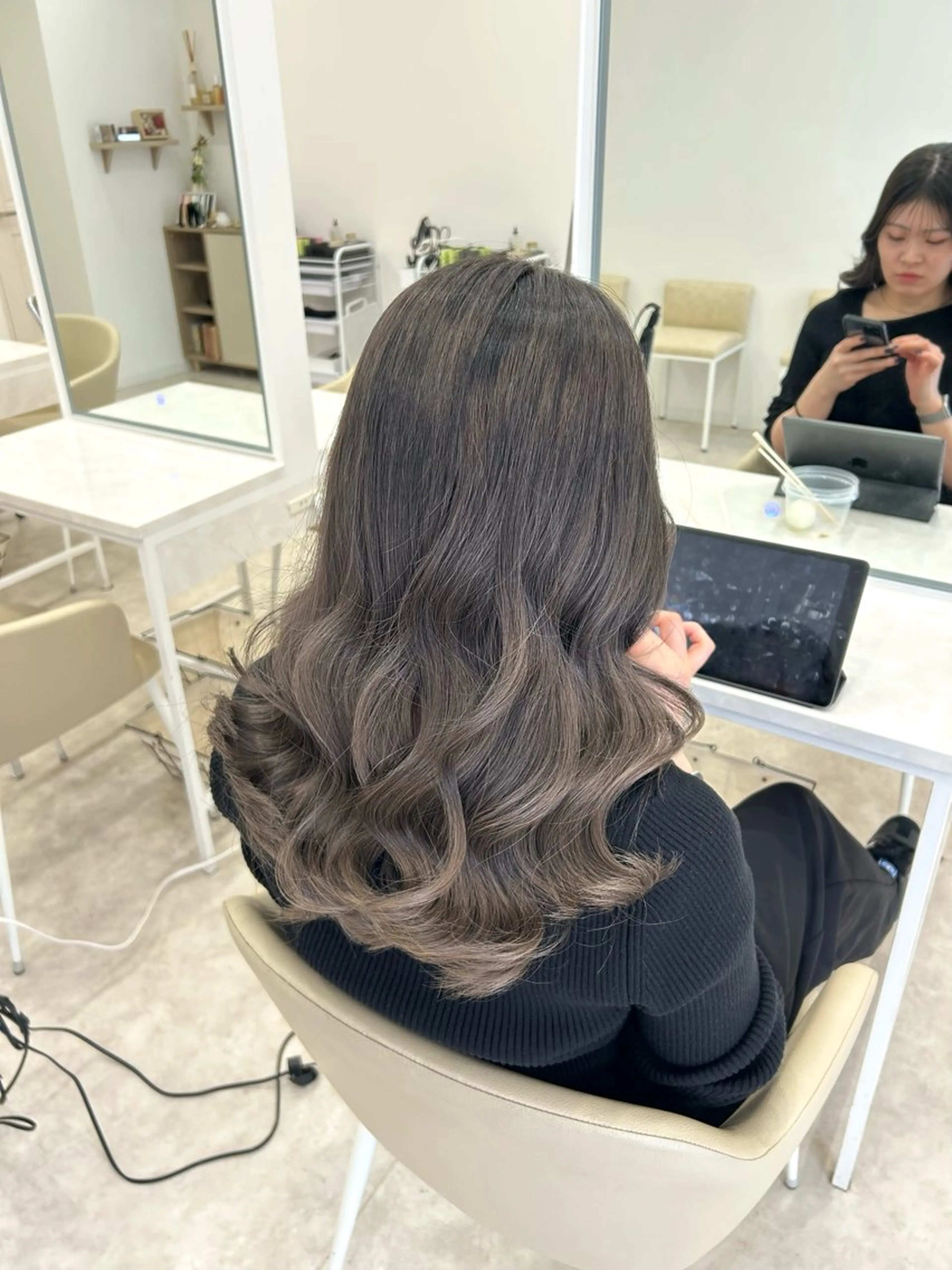 ミディアム ヘアアレンジ ヨシンモリ 韓国風ヘア Dityca rst所属・Hirakuni Manakaのヘアスタイル