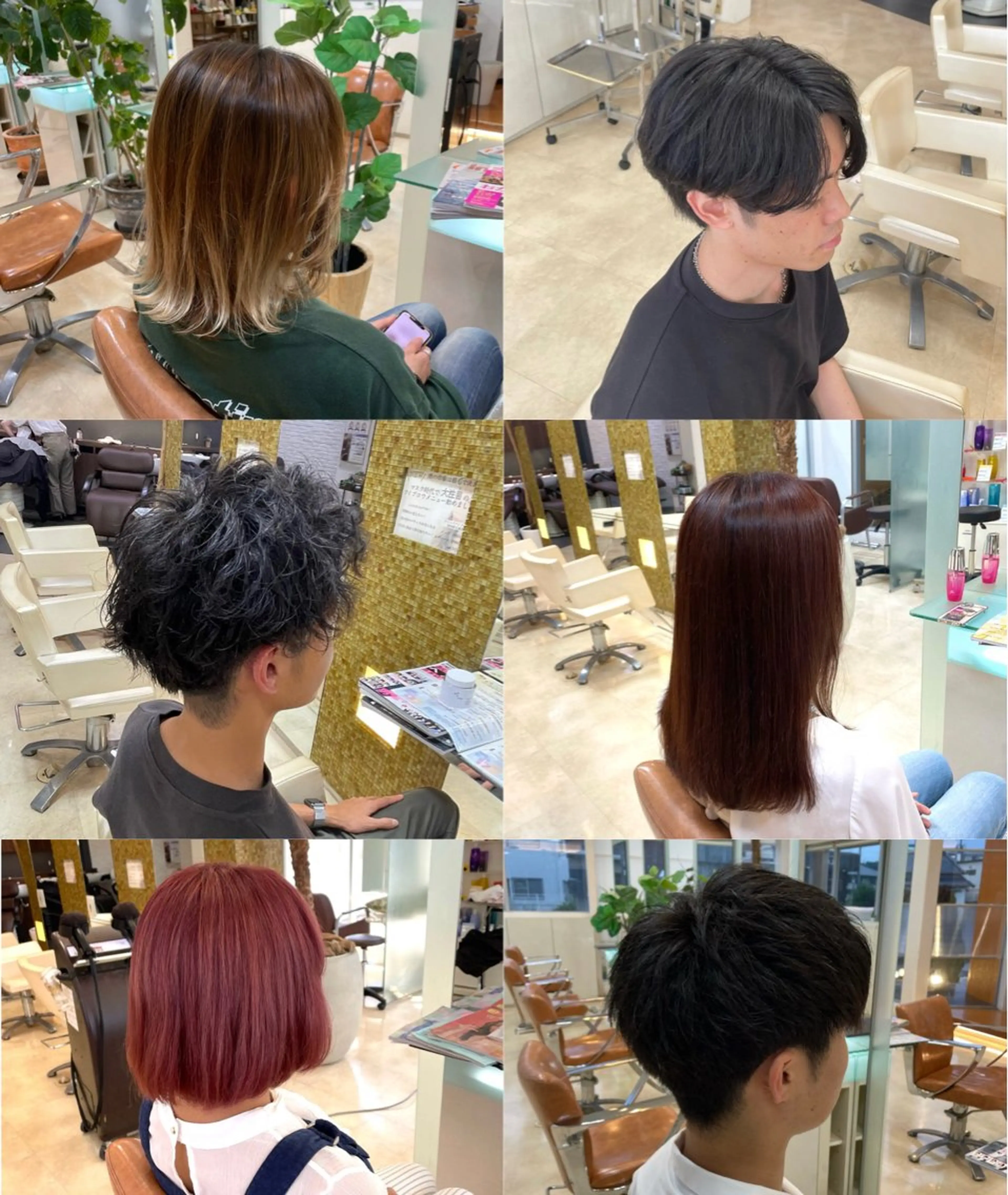 ミディアム カラー パーマ メンズ キッズ chic大宮東口所属・🔥大宮メンズ特化 ﾒﾝｽﾞﾍｱ伊藤🔥のヘアスタイル