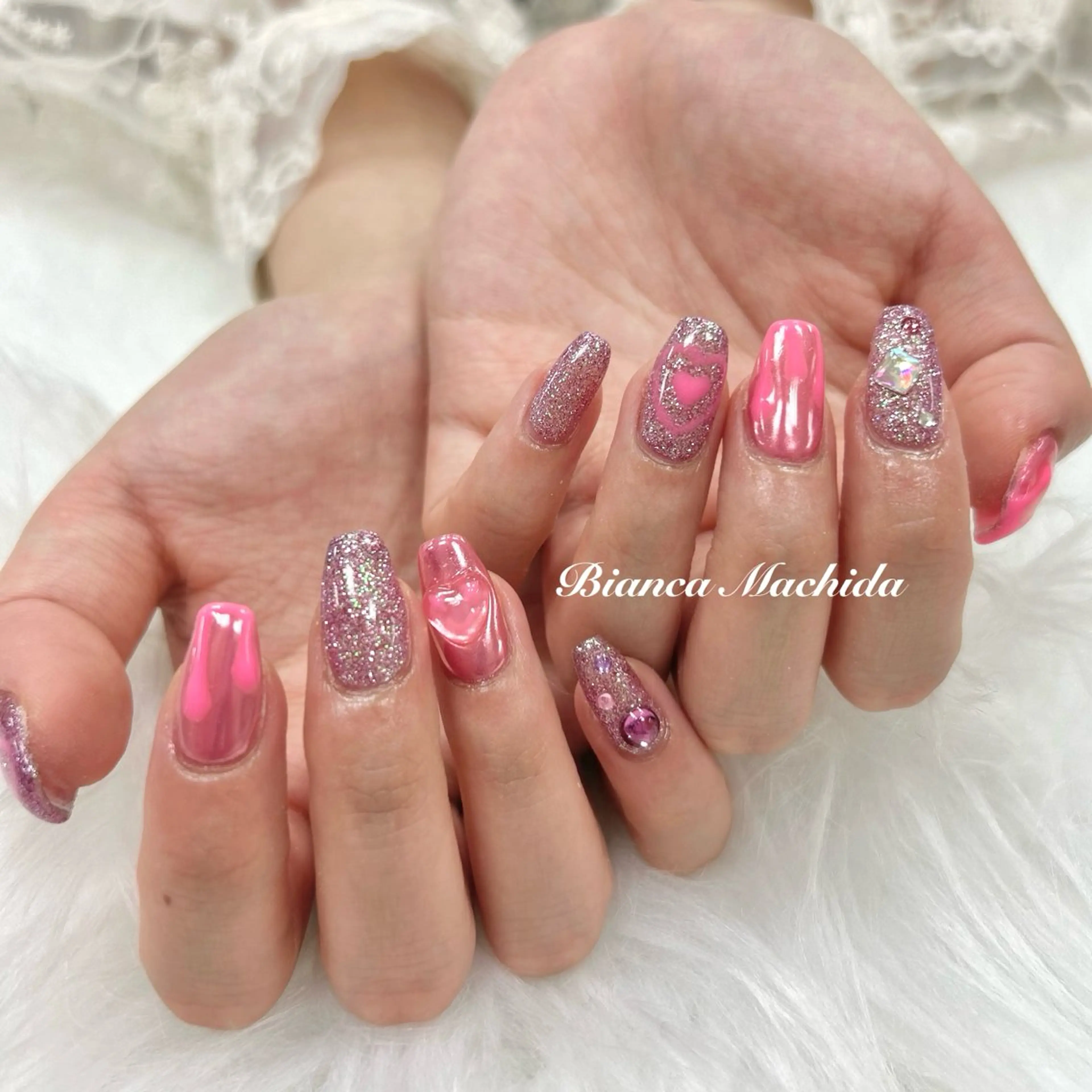 ネイル ハンドネイル ハンドケア Bianca 🪽 Nakajimaのネイルデザイン