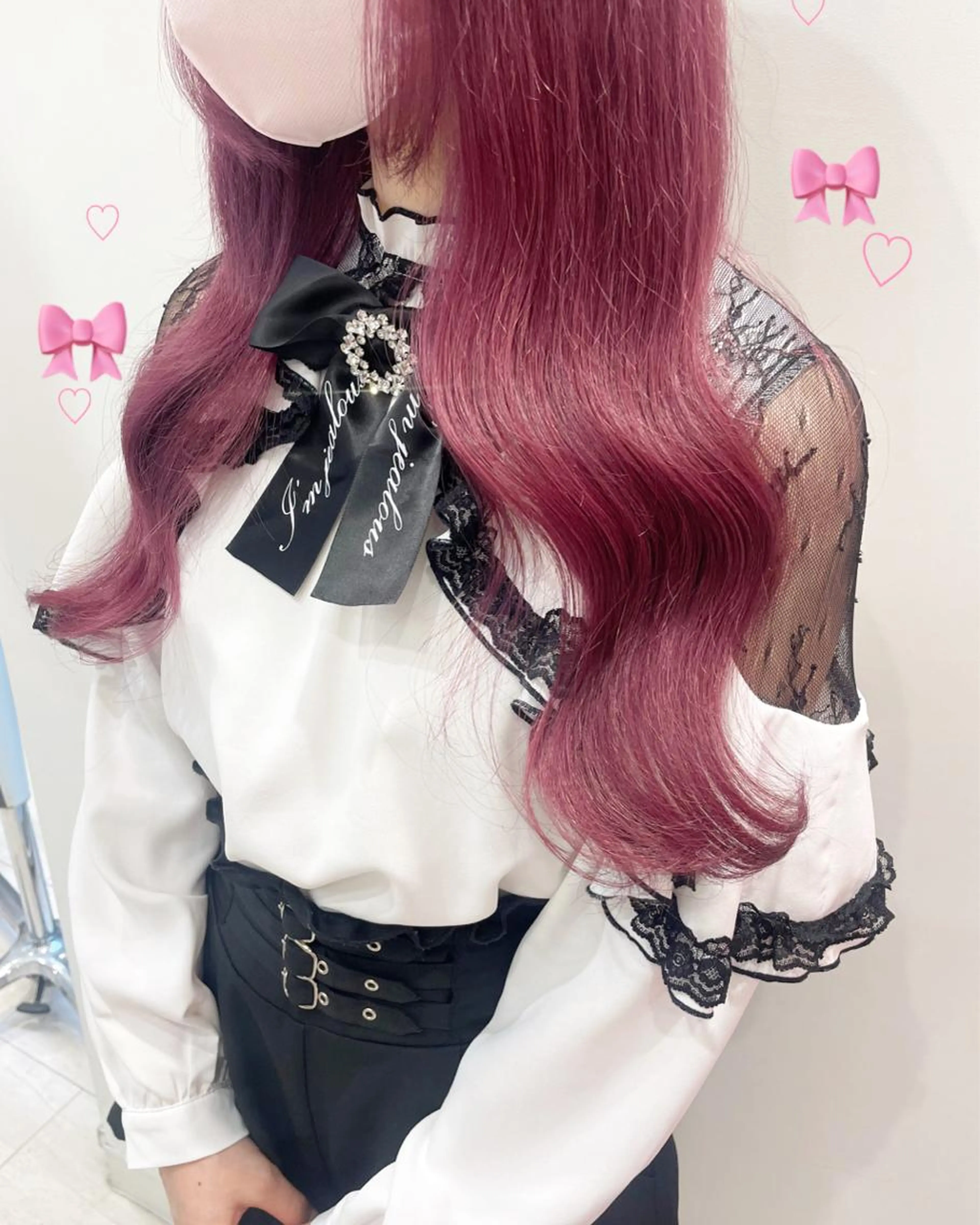 ＵＶケア付🤍🍒リタッチブリーチと全体のカラー、前髪カット、シャンプー＋コテ仕上げ無料🍒🤍の写真