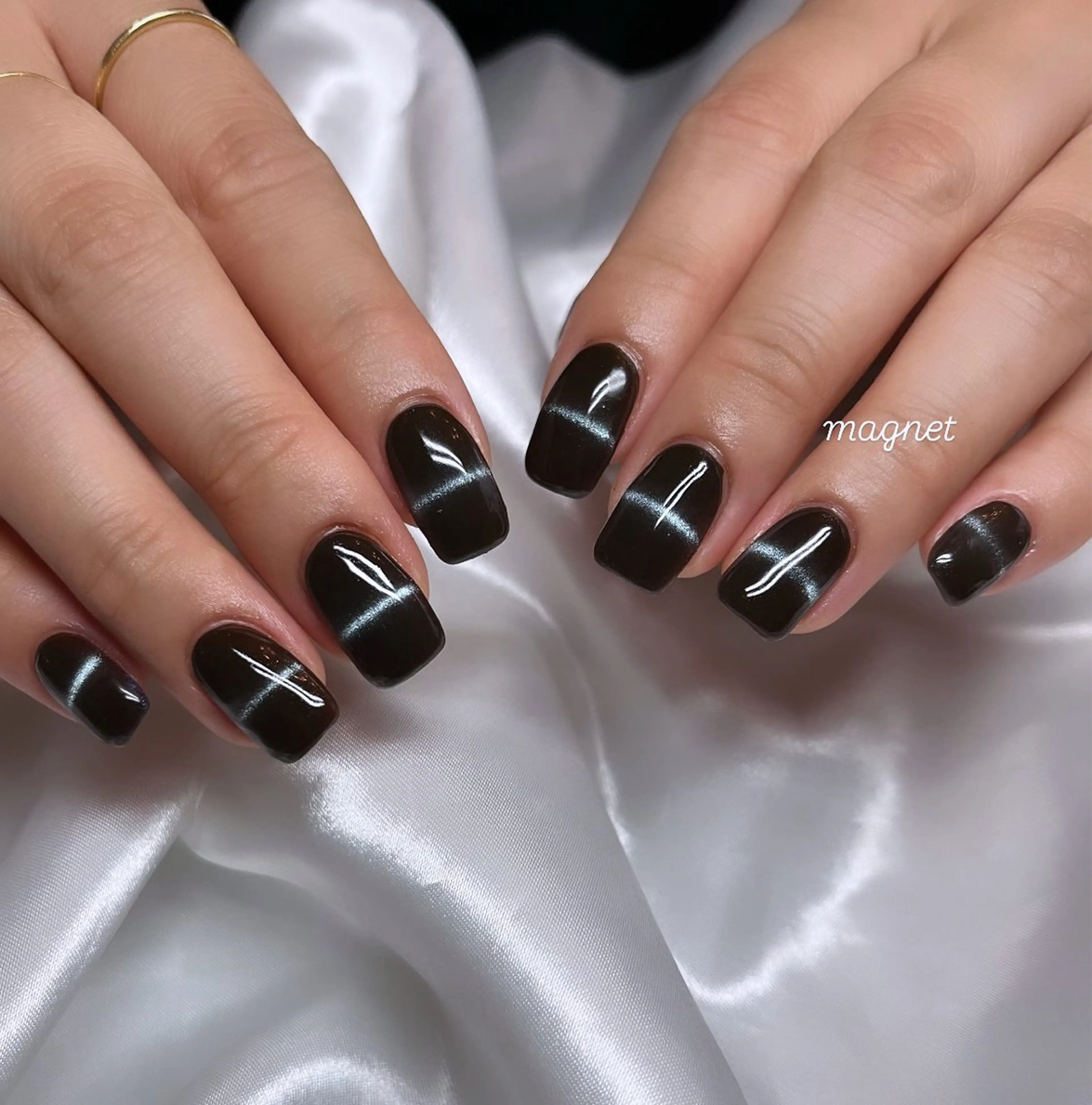 ネイル マグネットネイル ハンドネイル HazeGrass NAILのネイルデザイン