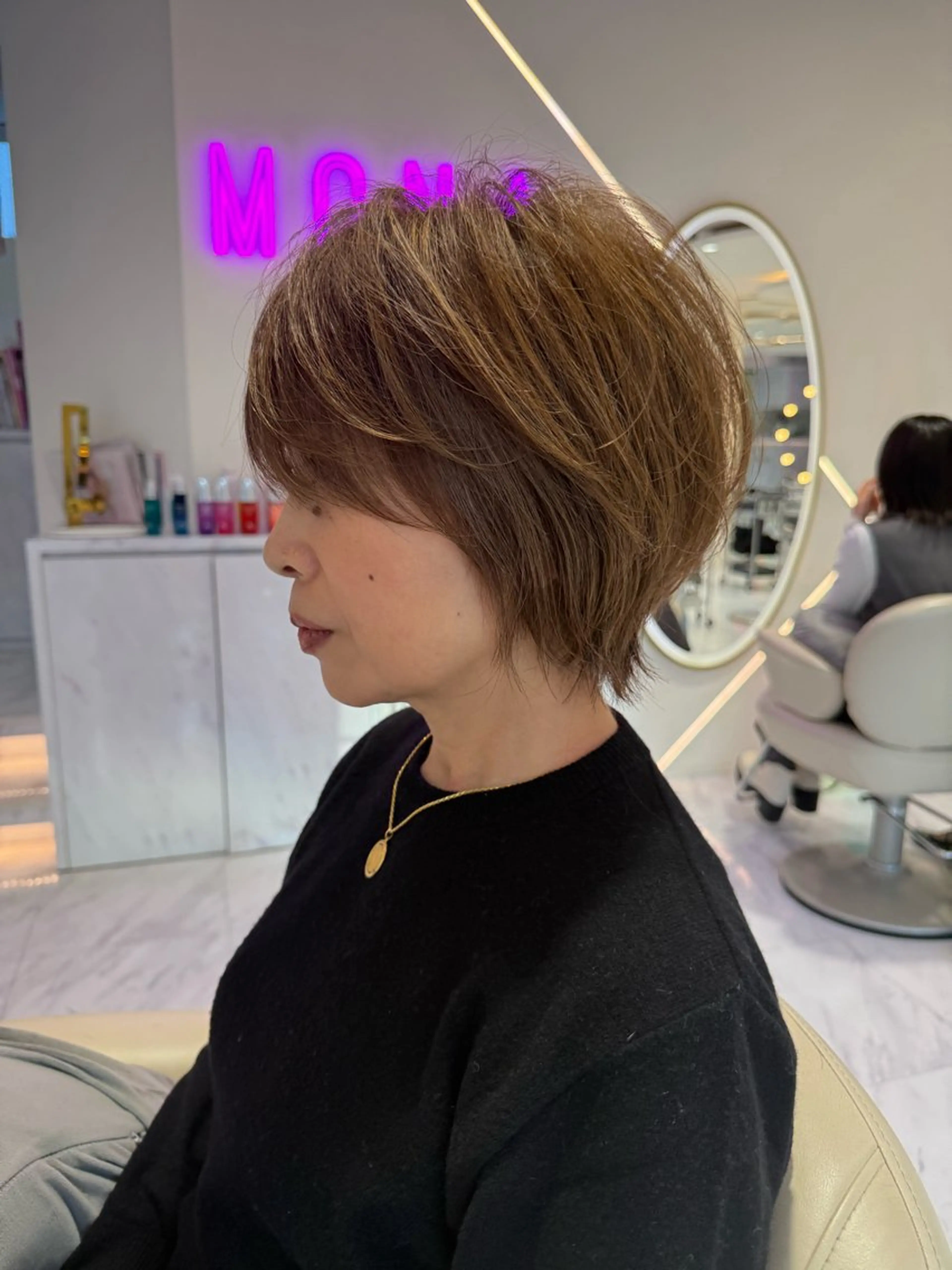 ショート カラー カット ヘアカラー トリートメント 🌟TOSHI/透明 感カラー/ショートのヘアスタイル