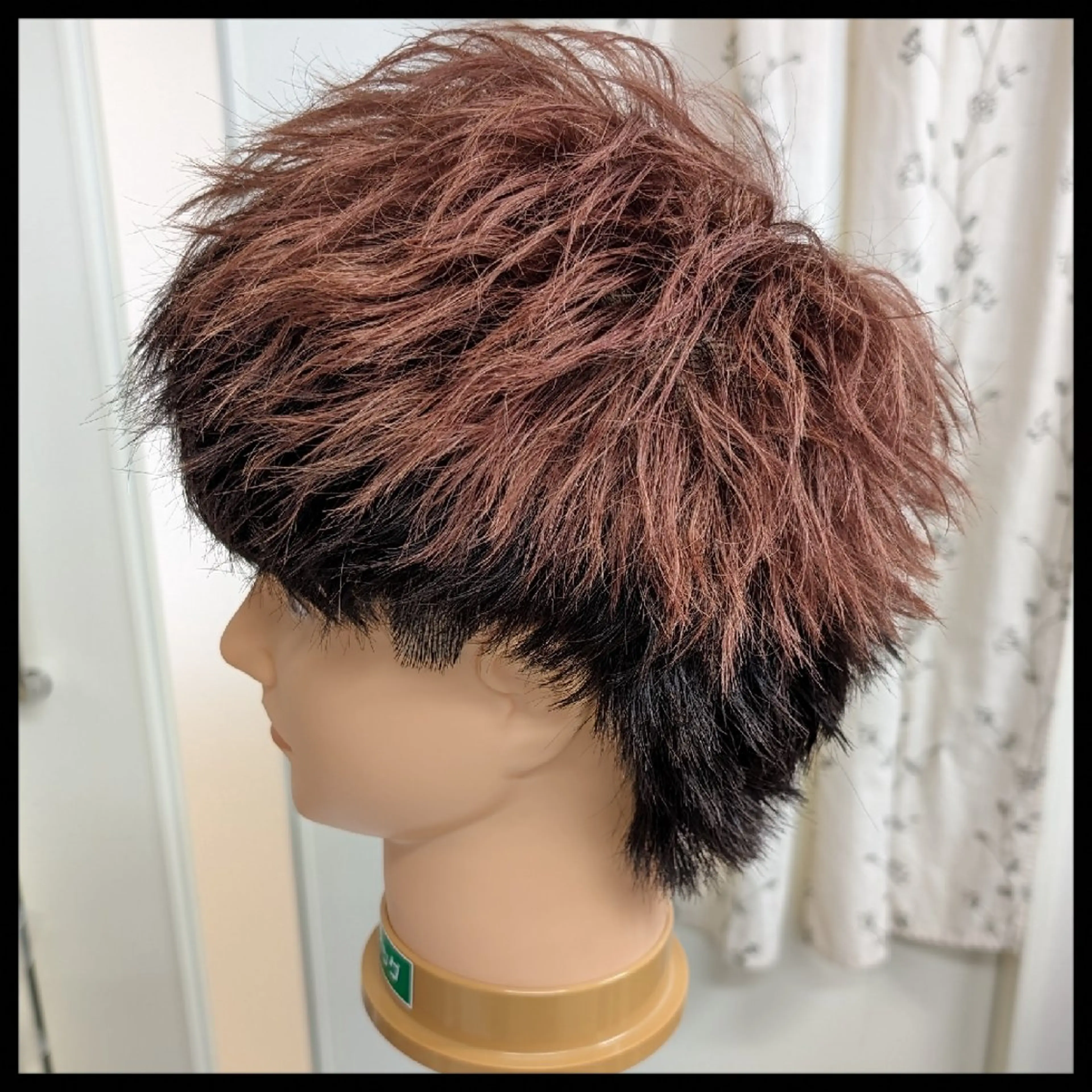 ミディアム ウルフカット VOICEbarber高野店所属・今井 杏星 【フェー ド/セット/パーマ】のヘアスタイル