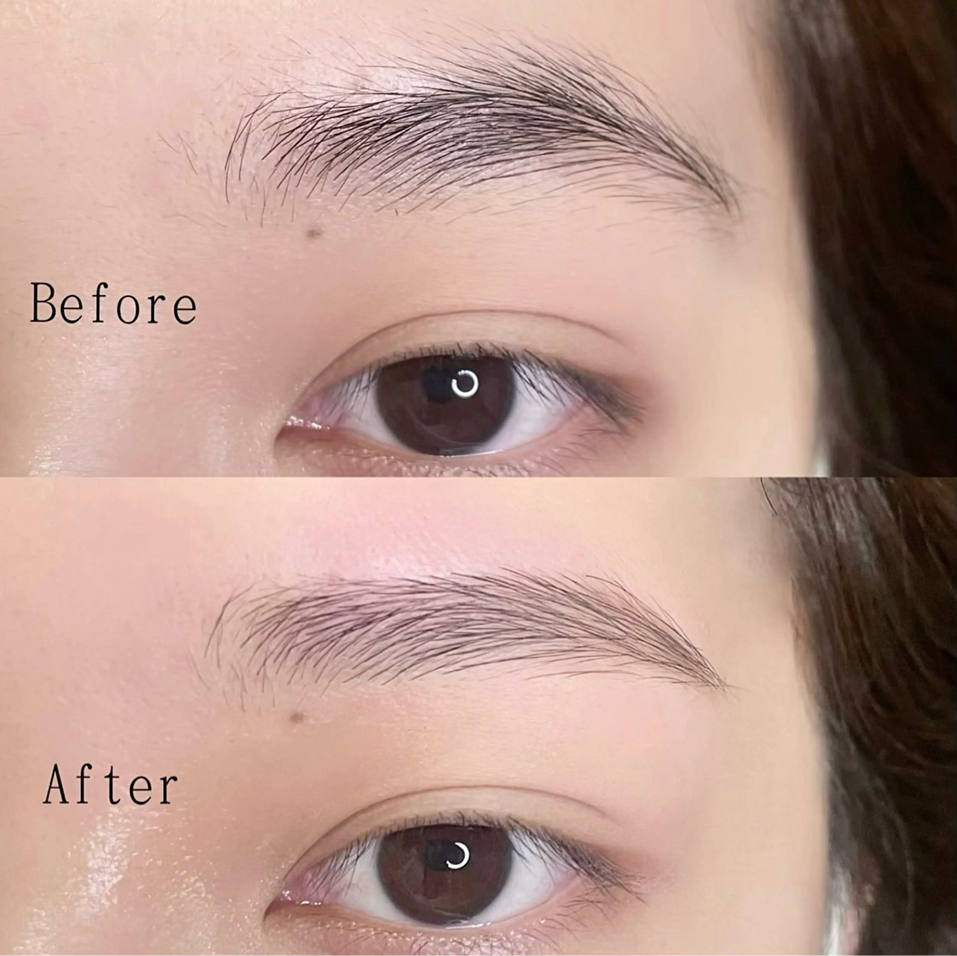 アイブロウ ワックス脱毛 GO TODAY SHAiRE SALON所属・syuri ☽の眉毛・アイブロウイメージ