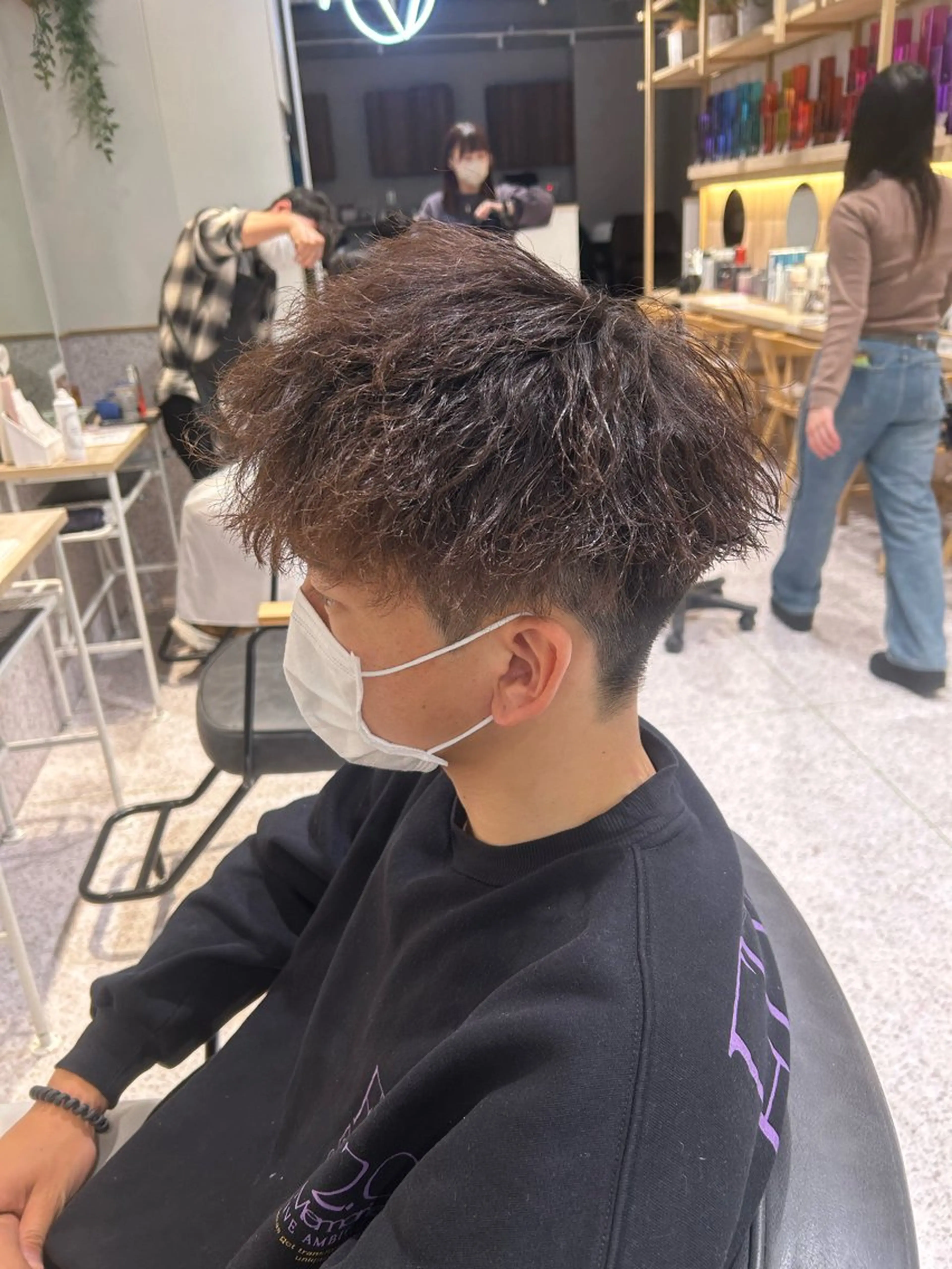 パーマ カット パーマ ♡ハイトーン★ ネイル/しの♡のヘアスタイル