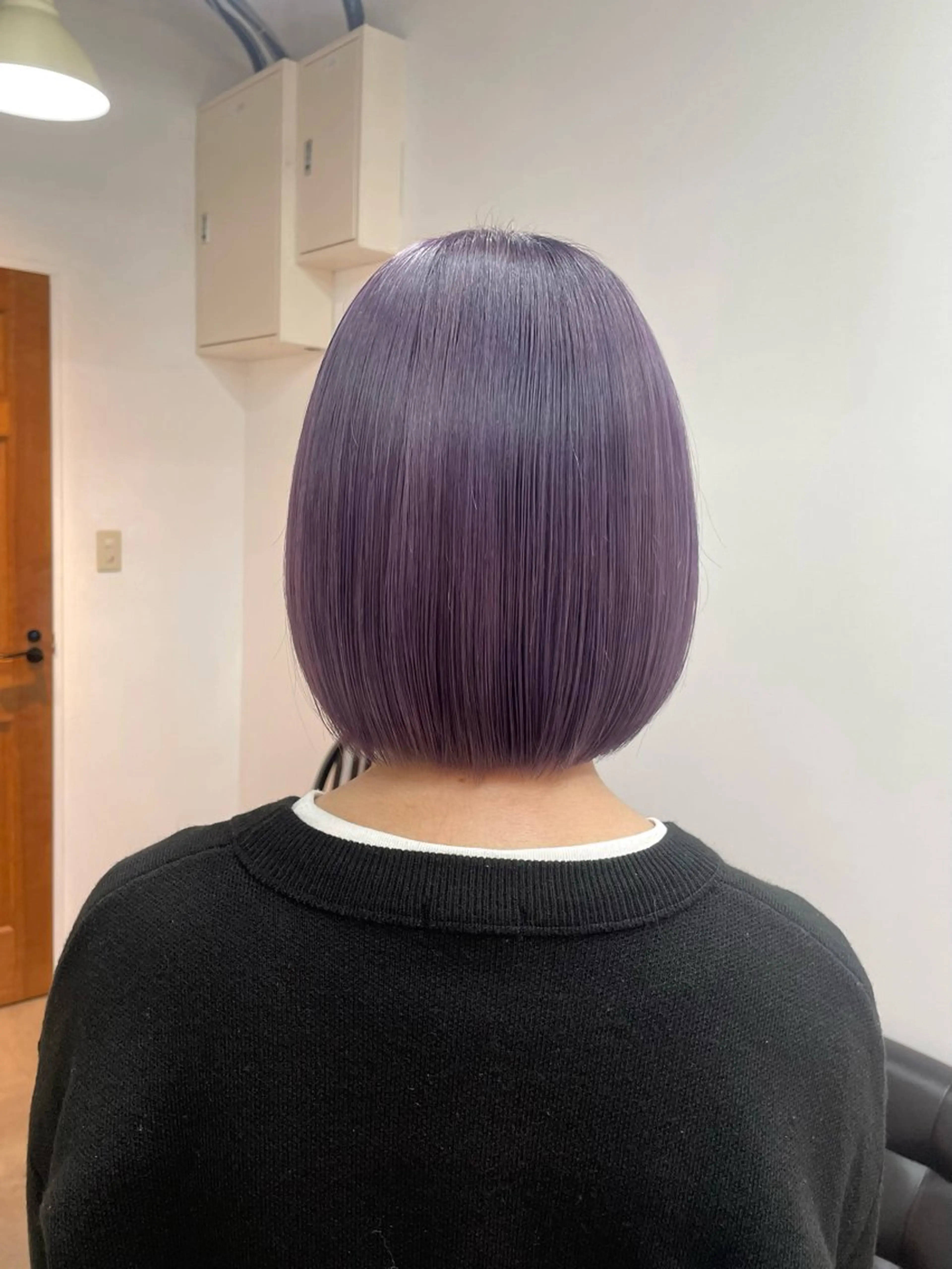ミディアム カラー Ameri所属・Riko🫧 艶カラーのヘアスタイル