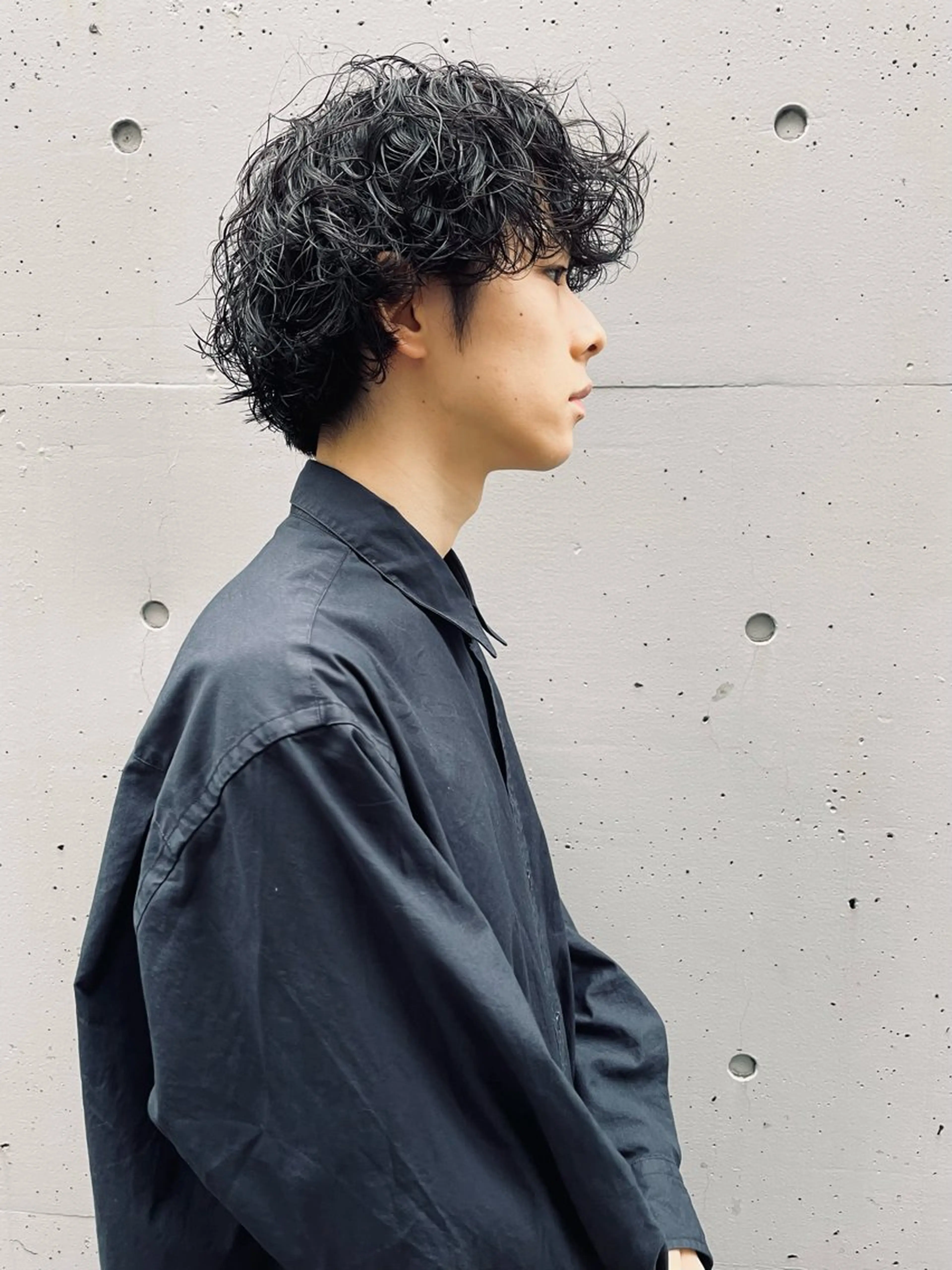 パーマ メンズ 圧倒的透明感カラー ⭐️NAOKIのヘアスタイル