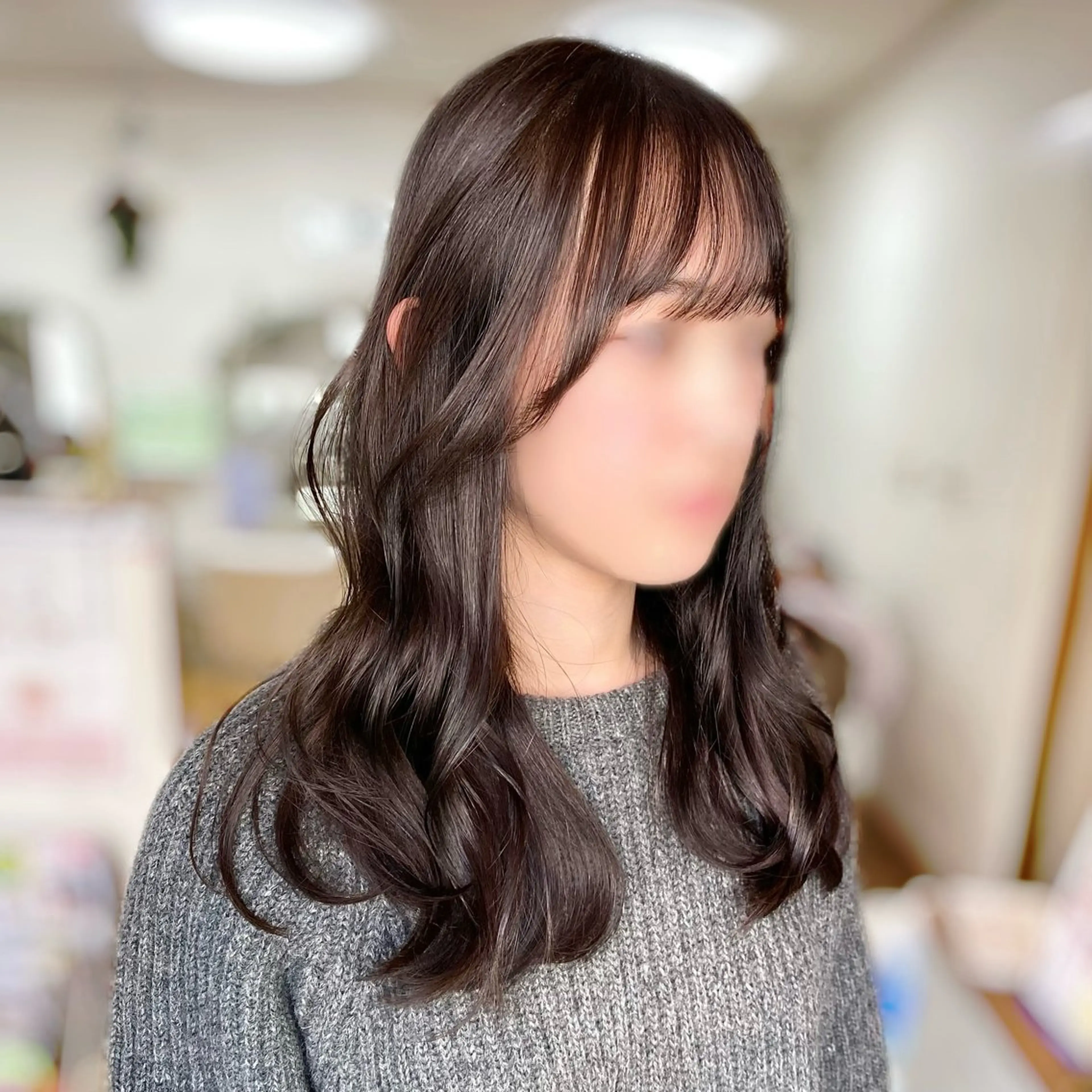 ロング カラー カット ヘアカラー トリートメント 🥣 hashi 🛋️のヘアスタイル