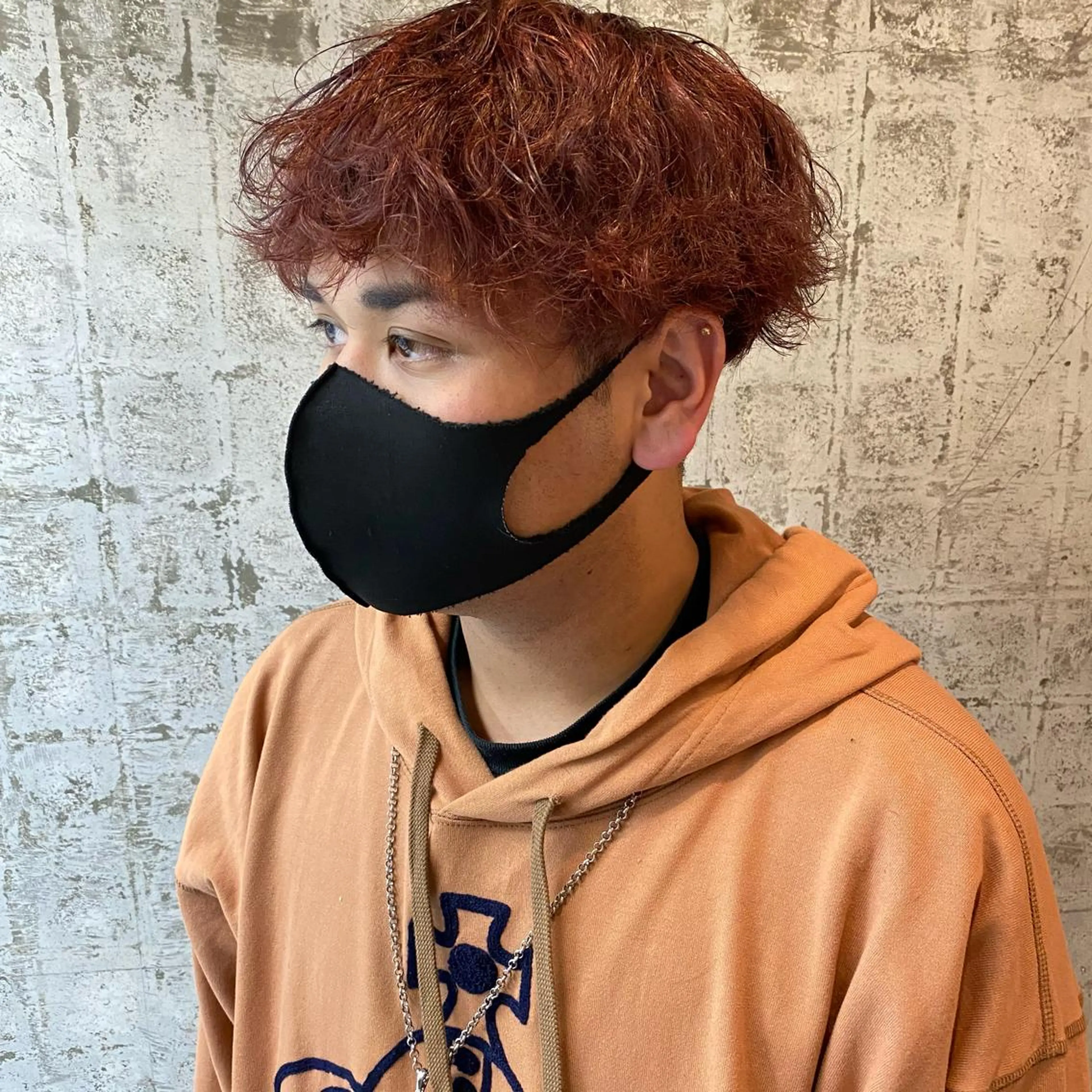 ショート メンズ マッシュ カット ヘアカラー 高橋 舟太郎のヘアスタイル