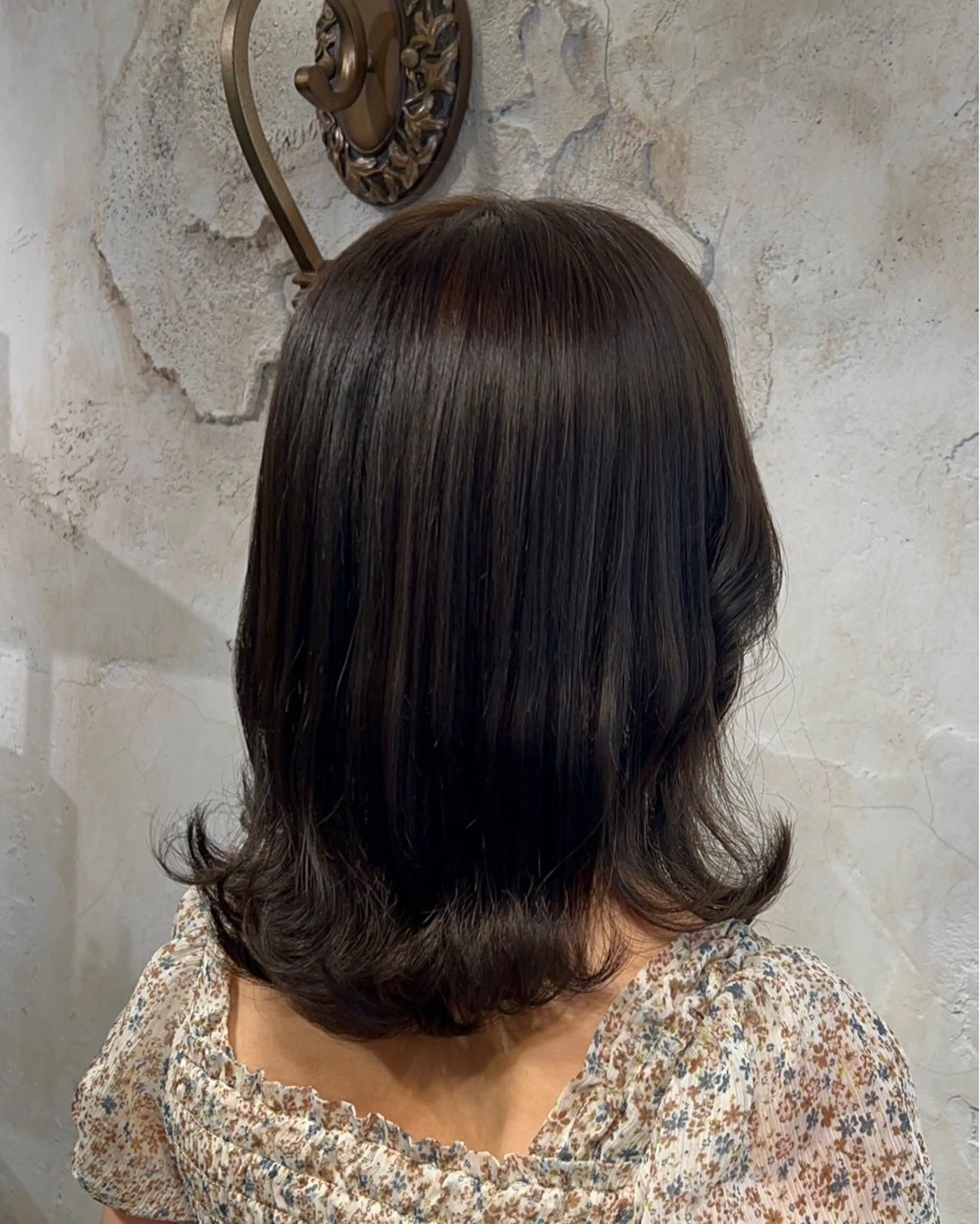 ミディアム カラー イルミナカラー くびれヘア トリートメント ヘアカラー トリートメント Reir吉祥寺所属・ナチュラルカラー 🪄🧸✨れなのヘアスタイル