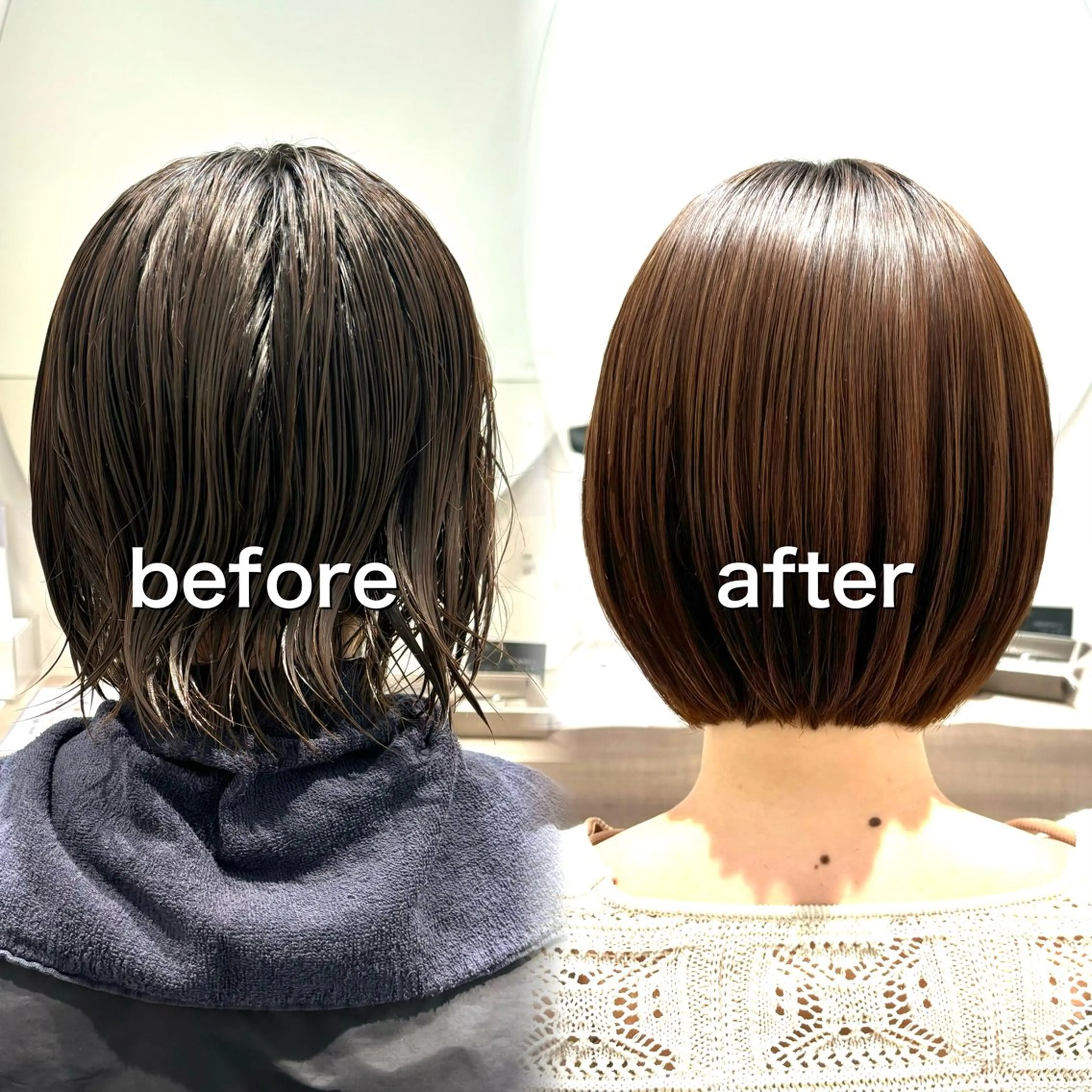 ミディアム カラー パーマ 縮毛矯正 トリートメント カット ヘアカラー 縮毛矯正 トリートメント 🍀最上級の美髪👑 髪質改善🍀英司のヘアスタイル