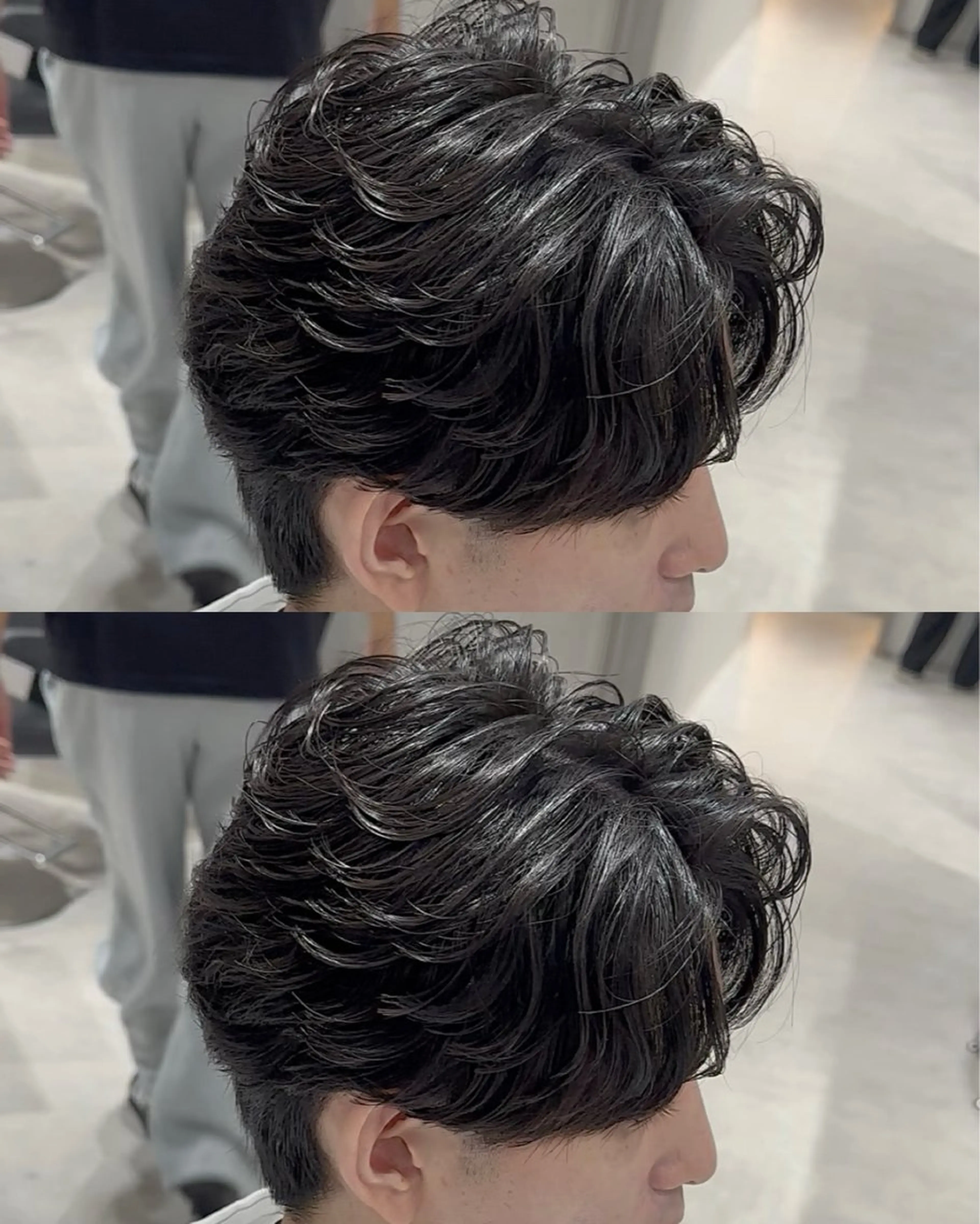 ショート パーマ メンズ フェザーパーマ メンズパーマ カット パーマ 🍀メンズパーマ職人 池袋🍀Yuraのヘアスタイル