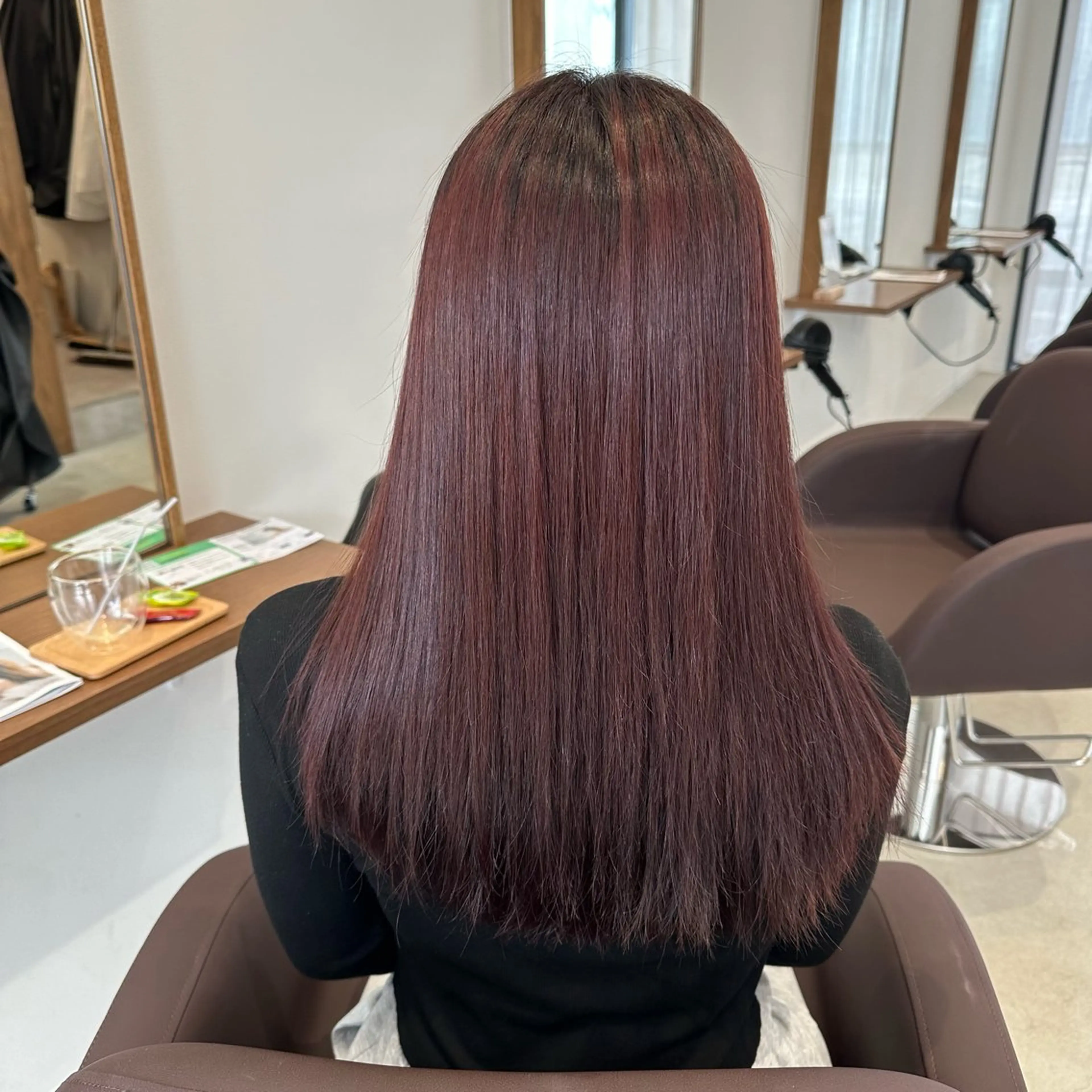 セミロング ヘアカラー 🎀暖色/艶髪カラー 🎀YUMEのヘアスタイル