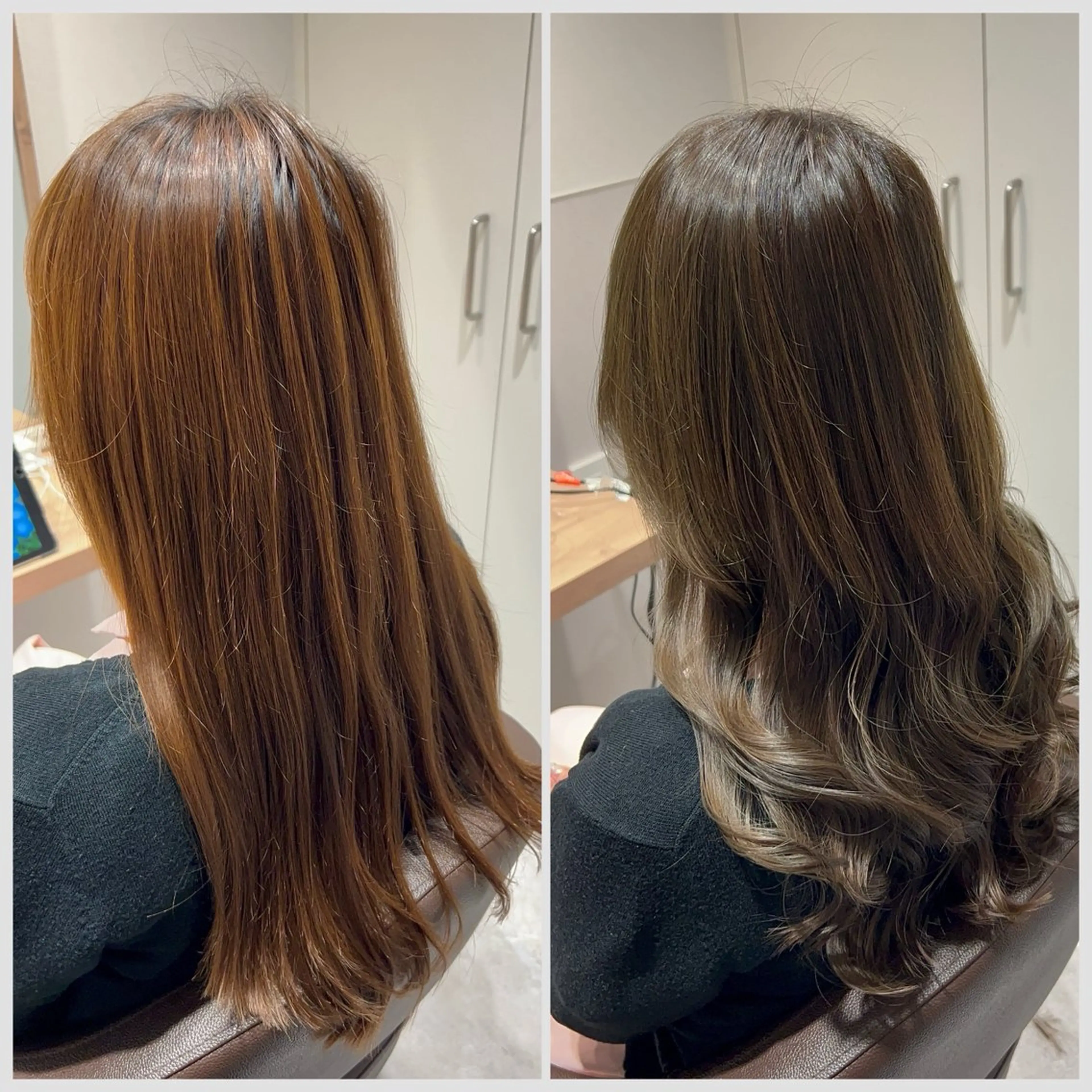 ミディアム カラー カット ヘアカラー トリートメント SALOWIN 神戸三宮店所属・【三宮/ブリーチ なしカラー】高田祐也のヘアスタイル