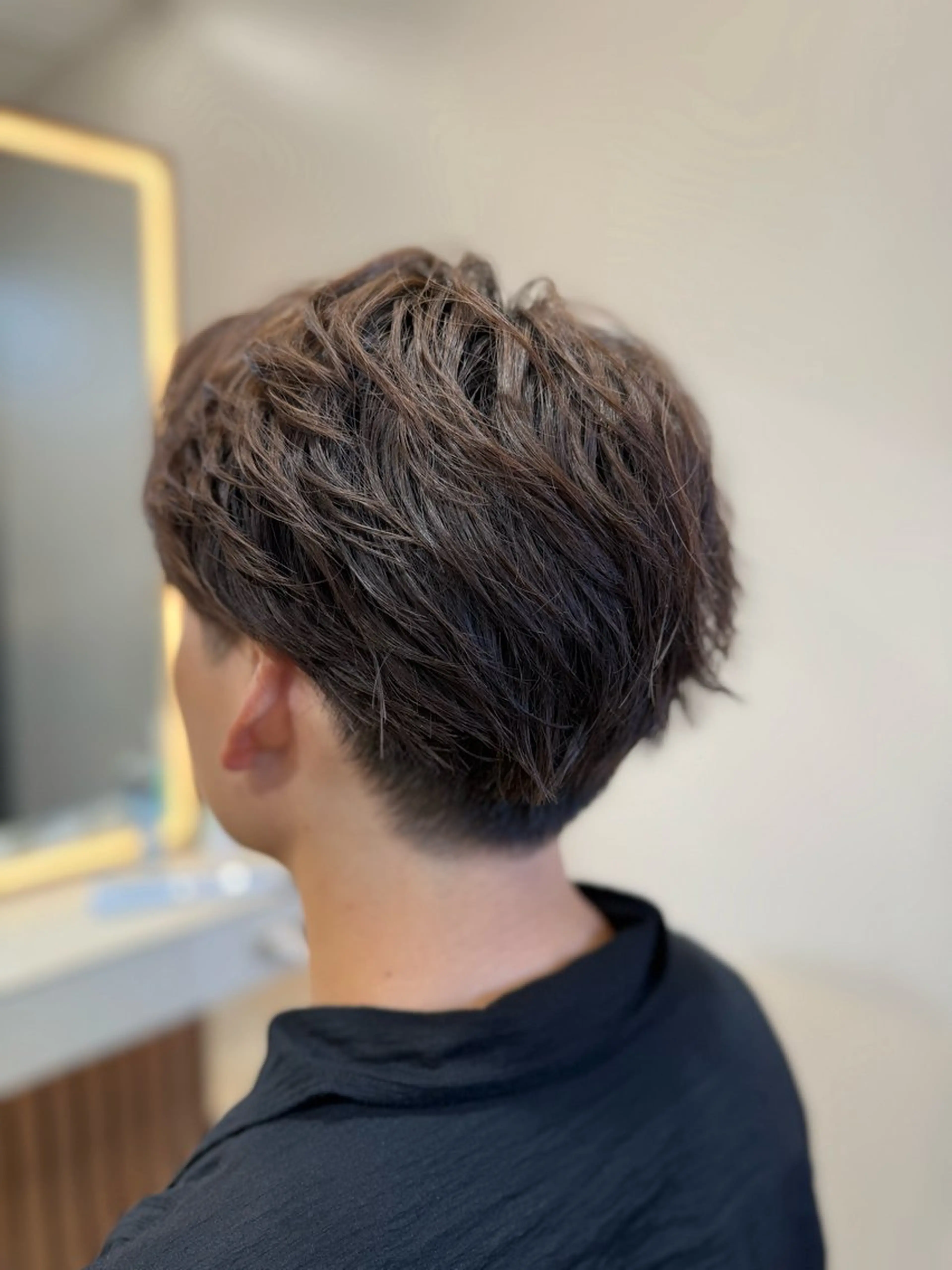【デート前や飲み会前に少しだけおしゃれに🍀メンズ限定❗️】ヘアカラー＆トリートメント＆ヘアセット❗️の写真