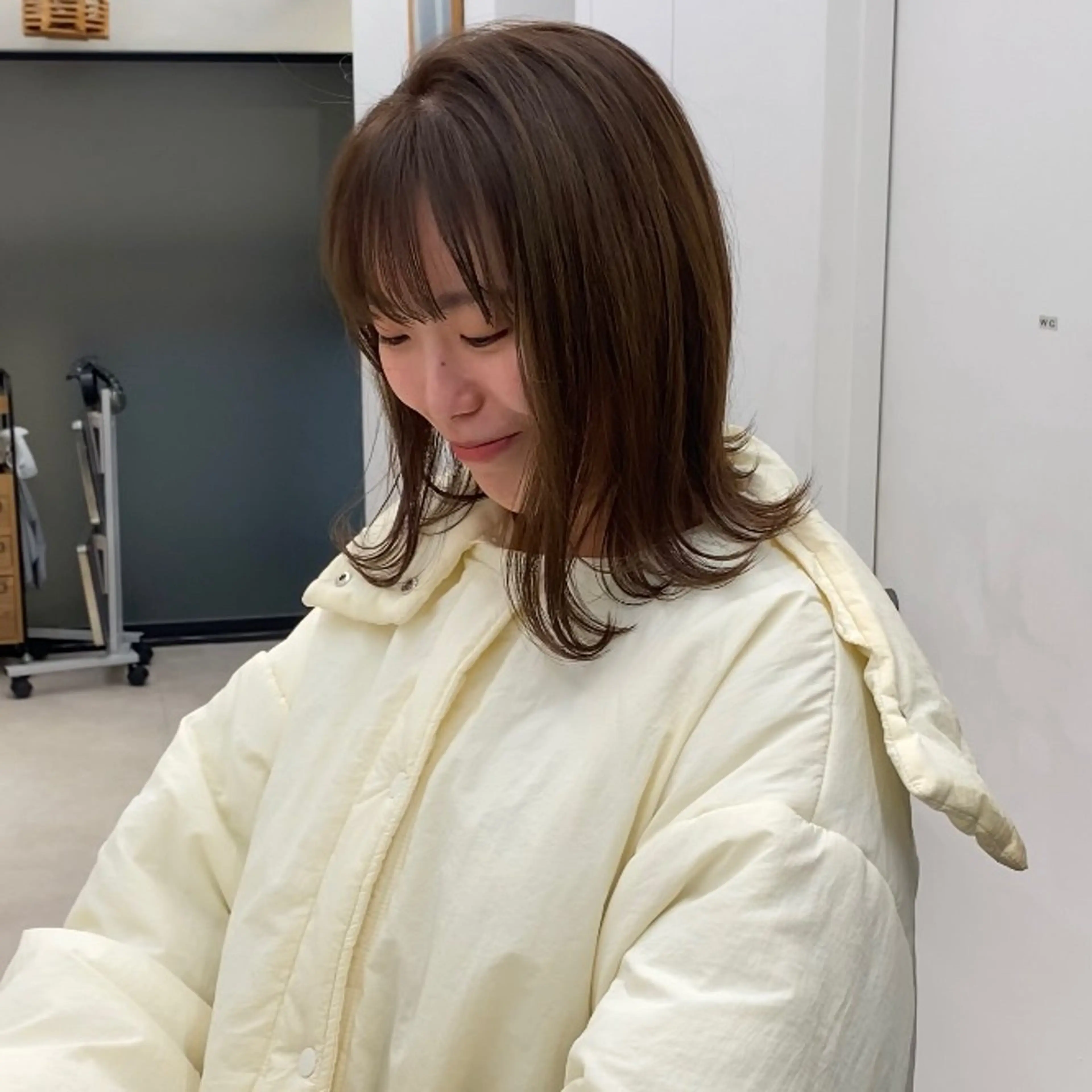 ミディアム カラー カット ヘアカラー トリートメント noa/ 渋谷のヘアスタイル