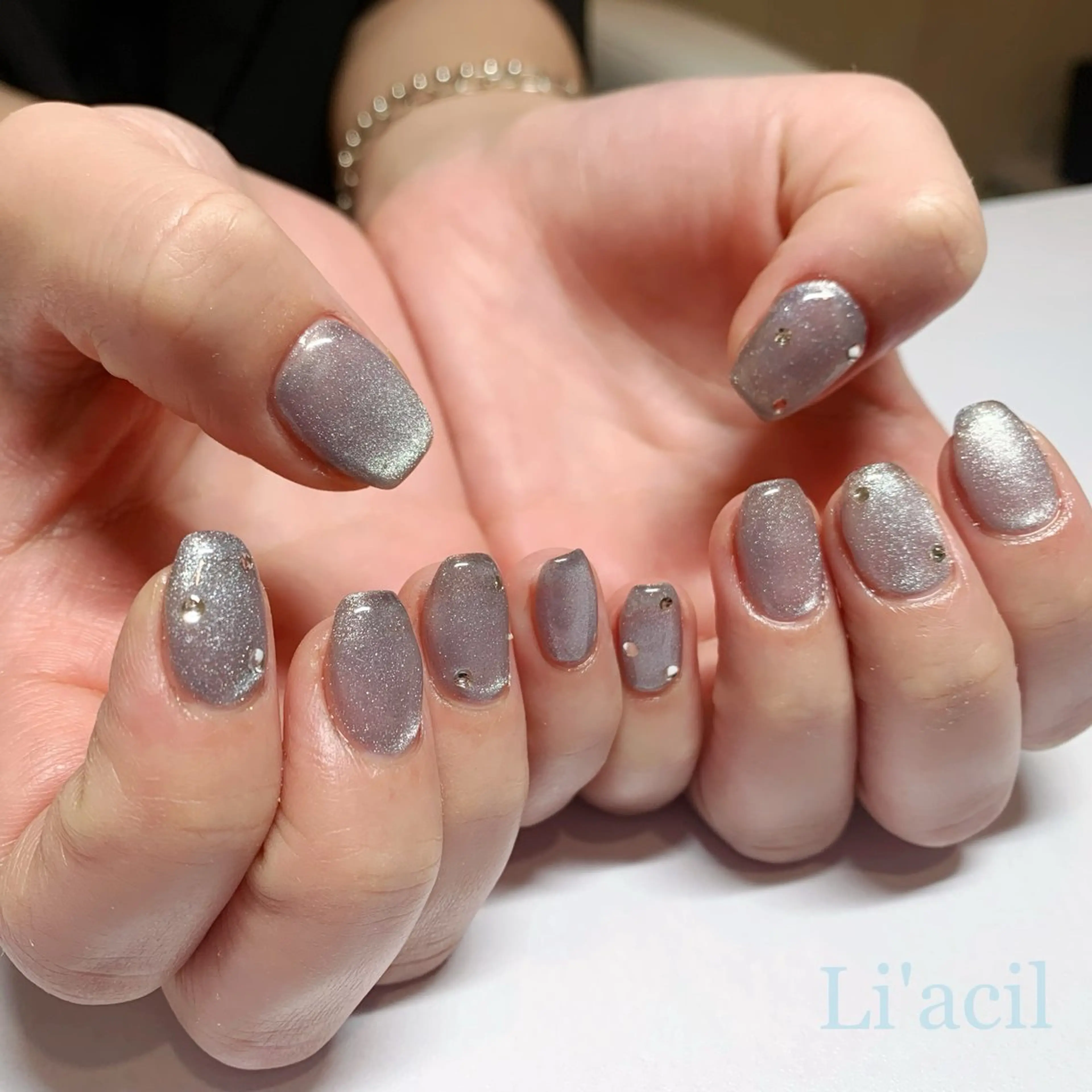 ネイル マグネットネイル Baleine × Li'acil所属・Minami Kodamaのネイルデザイン