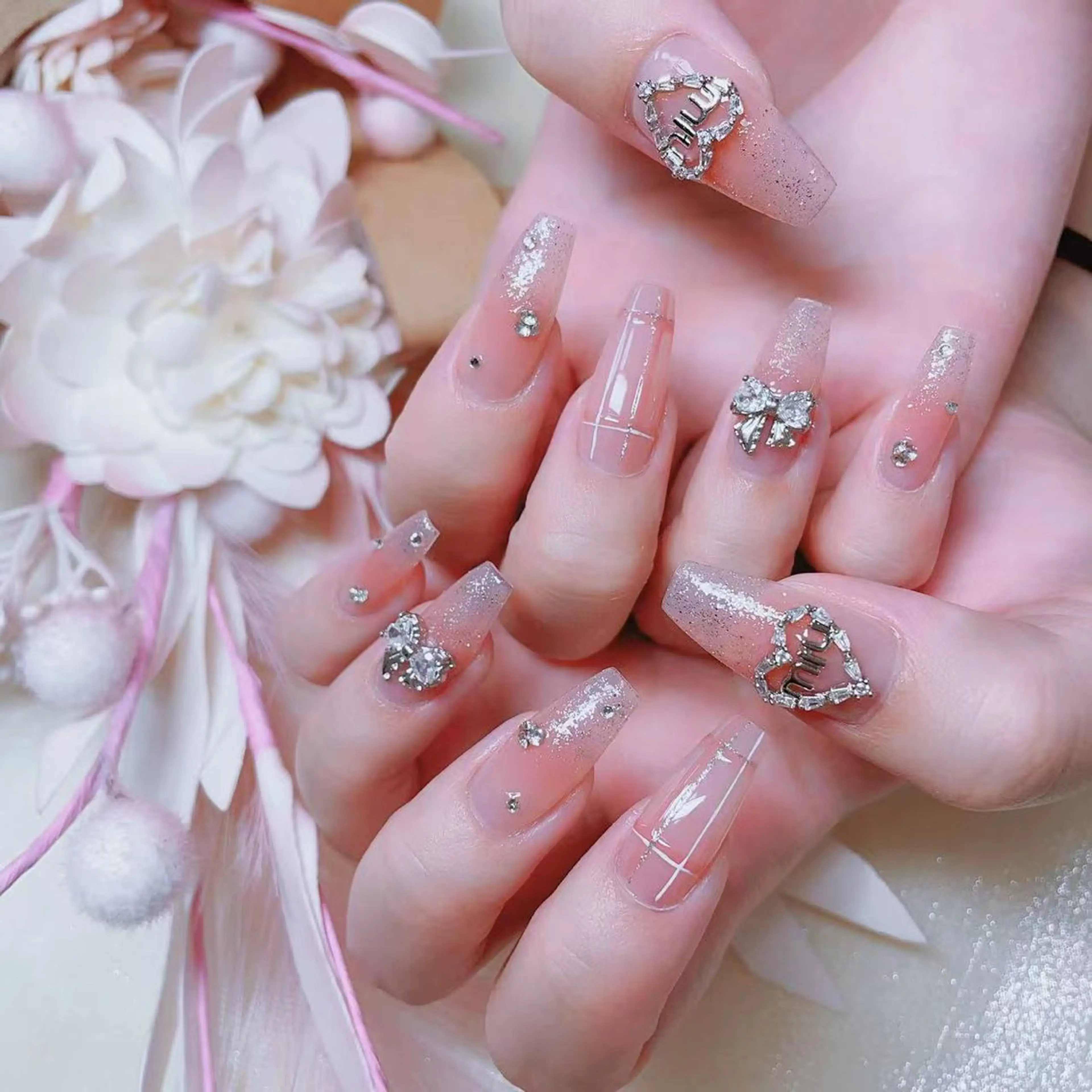 ネイル チークネイル フットネイル フレンチネイル ジェルネイル グラデーション pastel nail所属・pastel nail🍀新宿のネイルデザイン