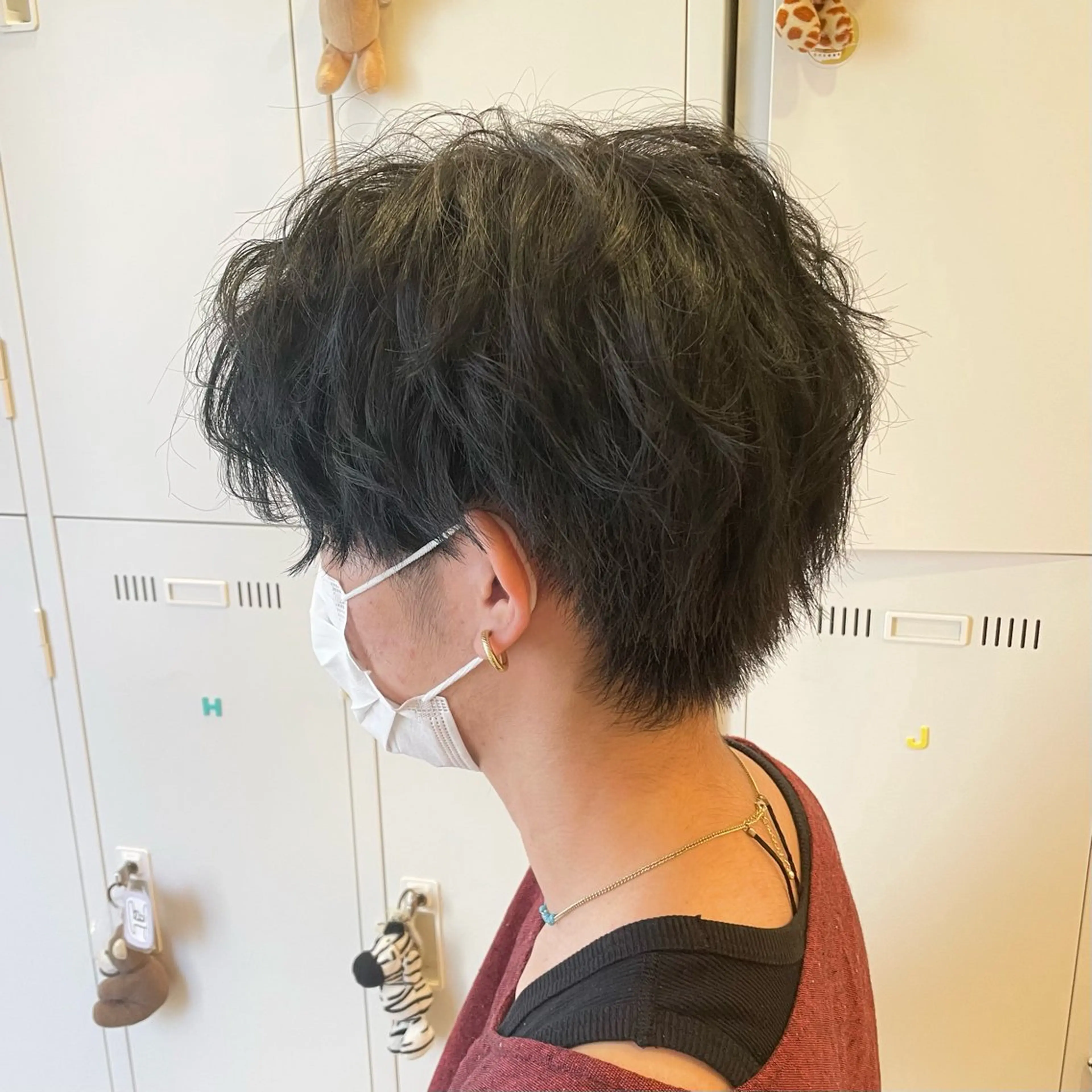 ショート パーマ メンズ メンズパーマ メンズショート ショートヘア カット パーマ 髪質改善/ショート/ メンズカット/KAiのヘアスタイル