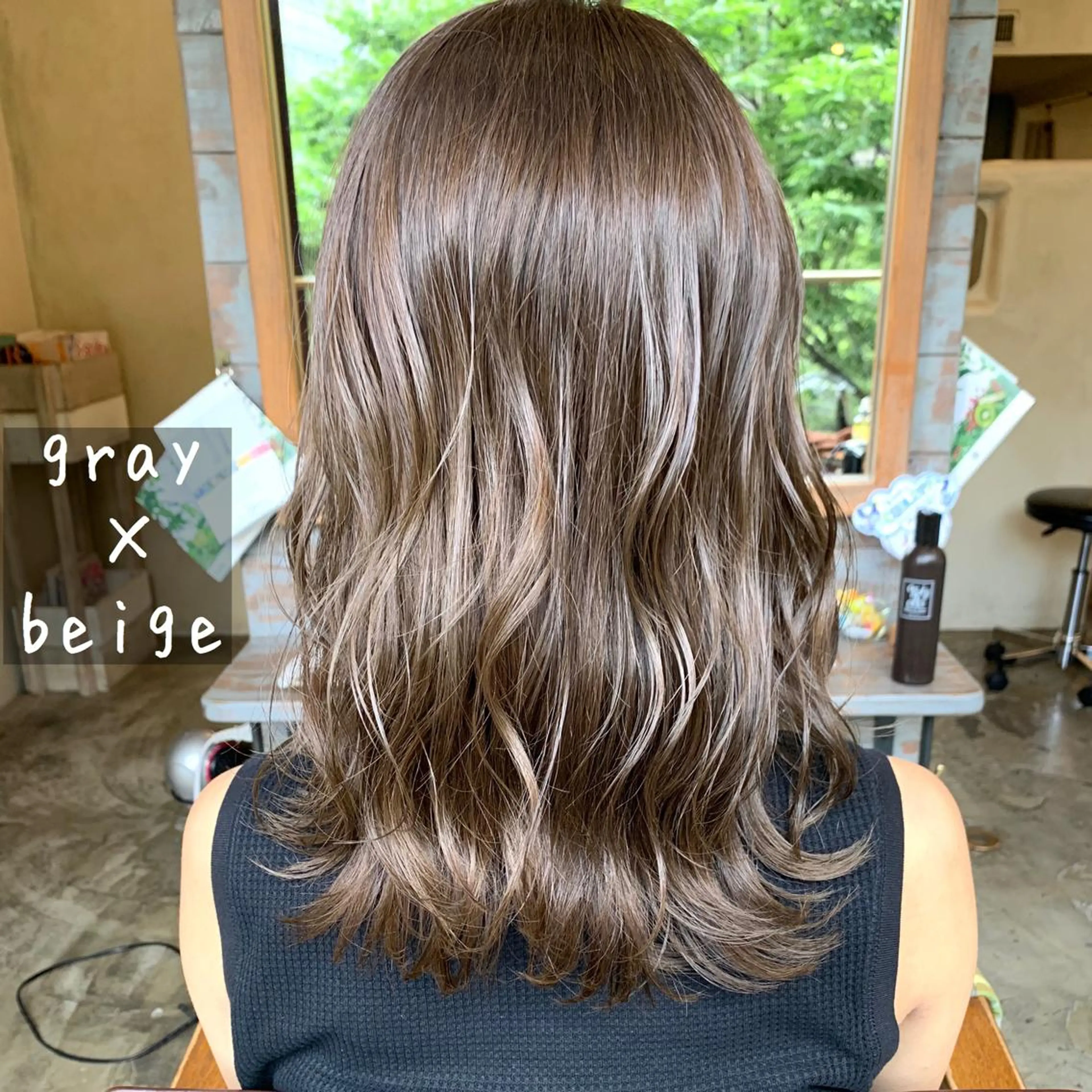 ミディアム カラー ヘアアレンジ カット ヘアカラー トリートメント merci.所属・🌻あいり merci.🌻のヘアスタイル
