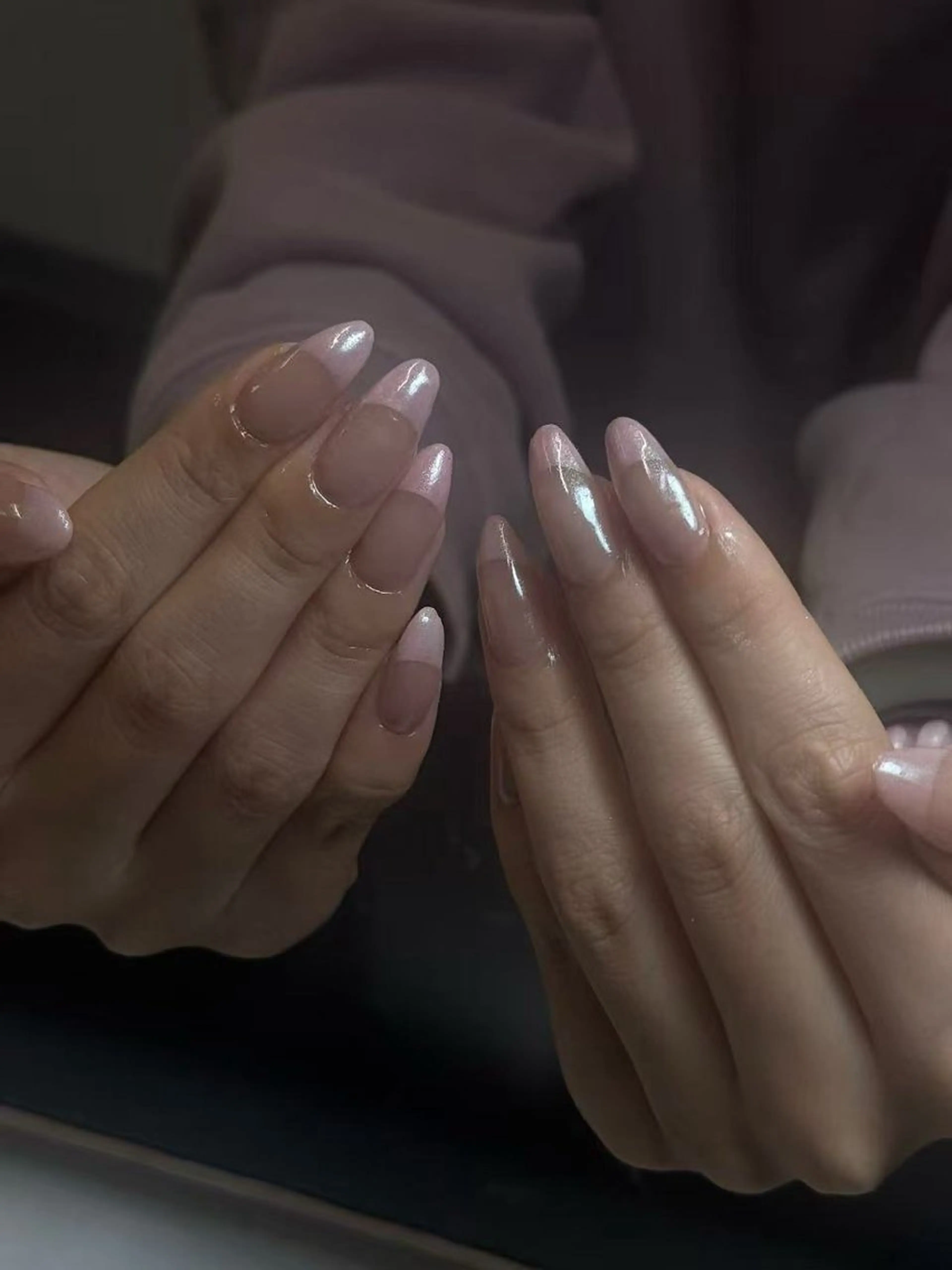 ネイル グラデーション オフィスネイル ピンク シンプルネイル ハンドネイル モンナ CCのネイルデザイン