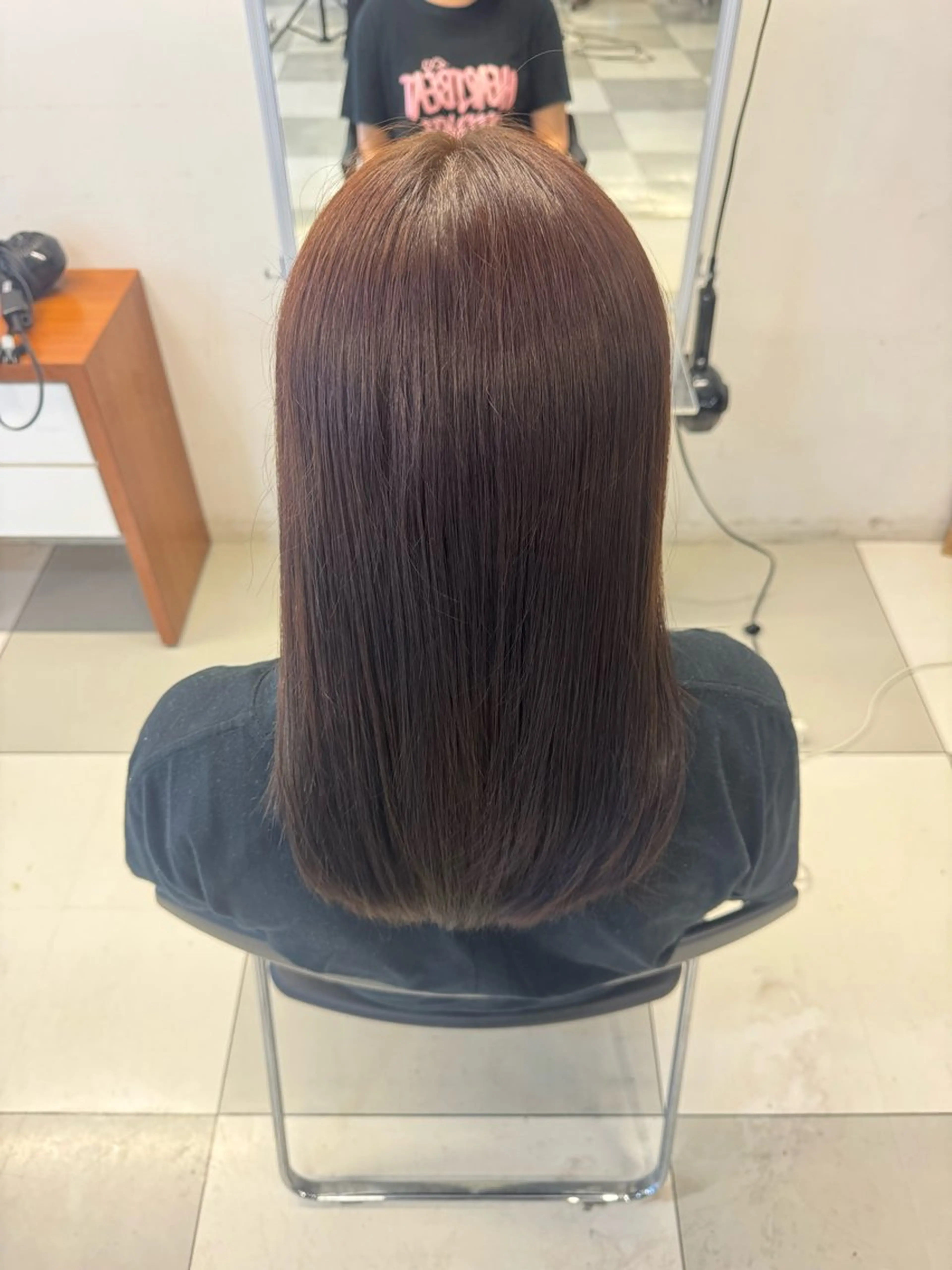 カラー ブラウンカラー 森脇 紗耶のヘアスタイル