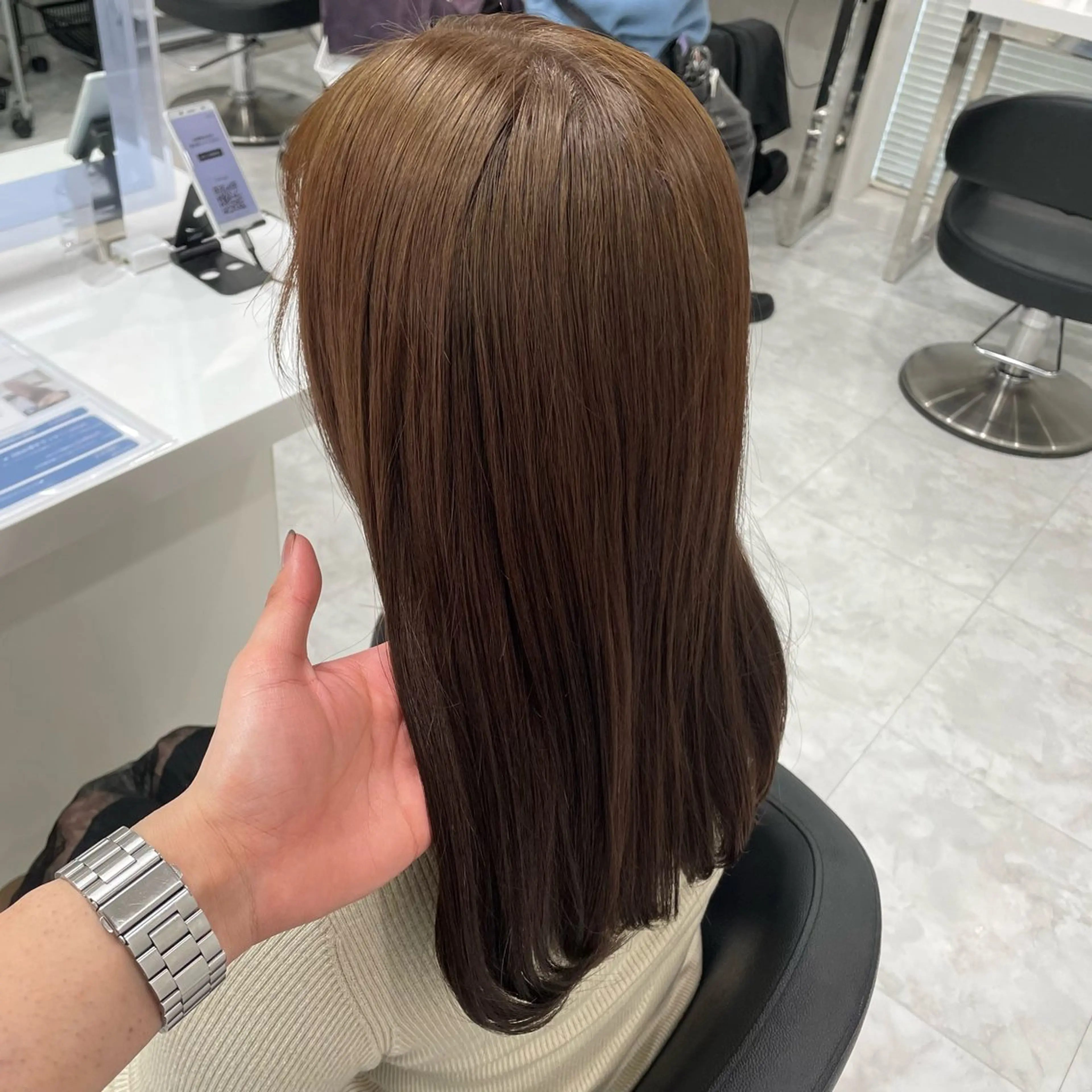 ミディアム 大人っぽ上品🤍韓国 レイヤー🤍ふうがのヘアスタイル