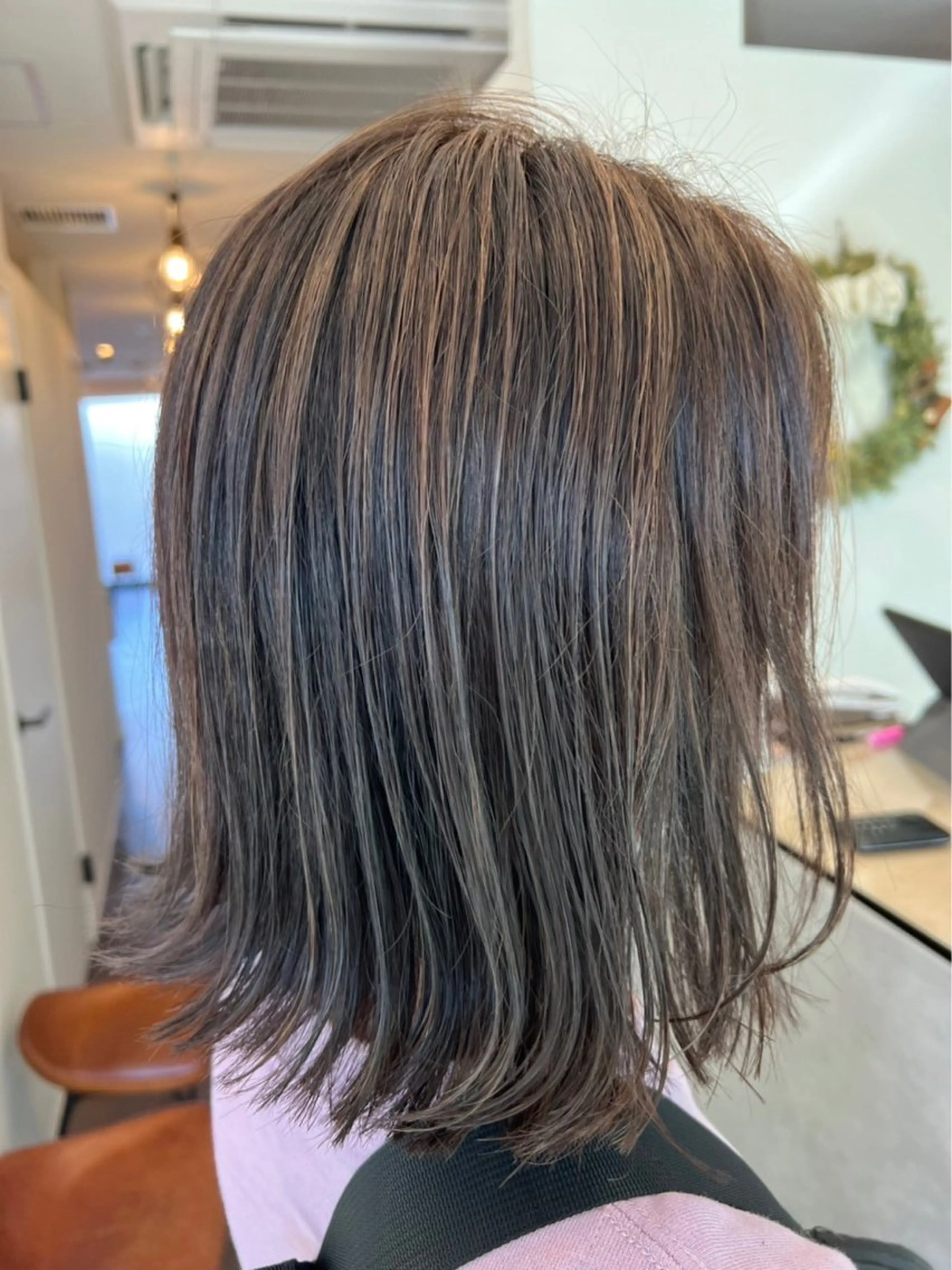 ミディアム カラー カット ヘアカラー HairRoom辻堂 Yuyama🕊のヘアスタイル