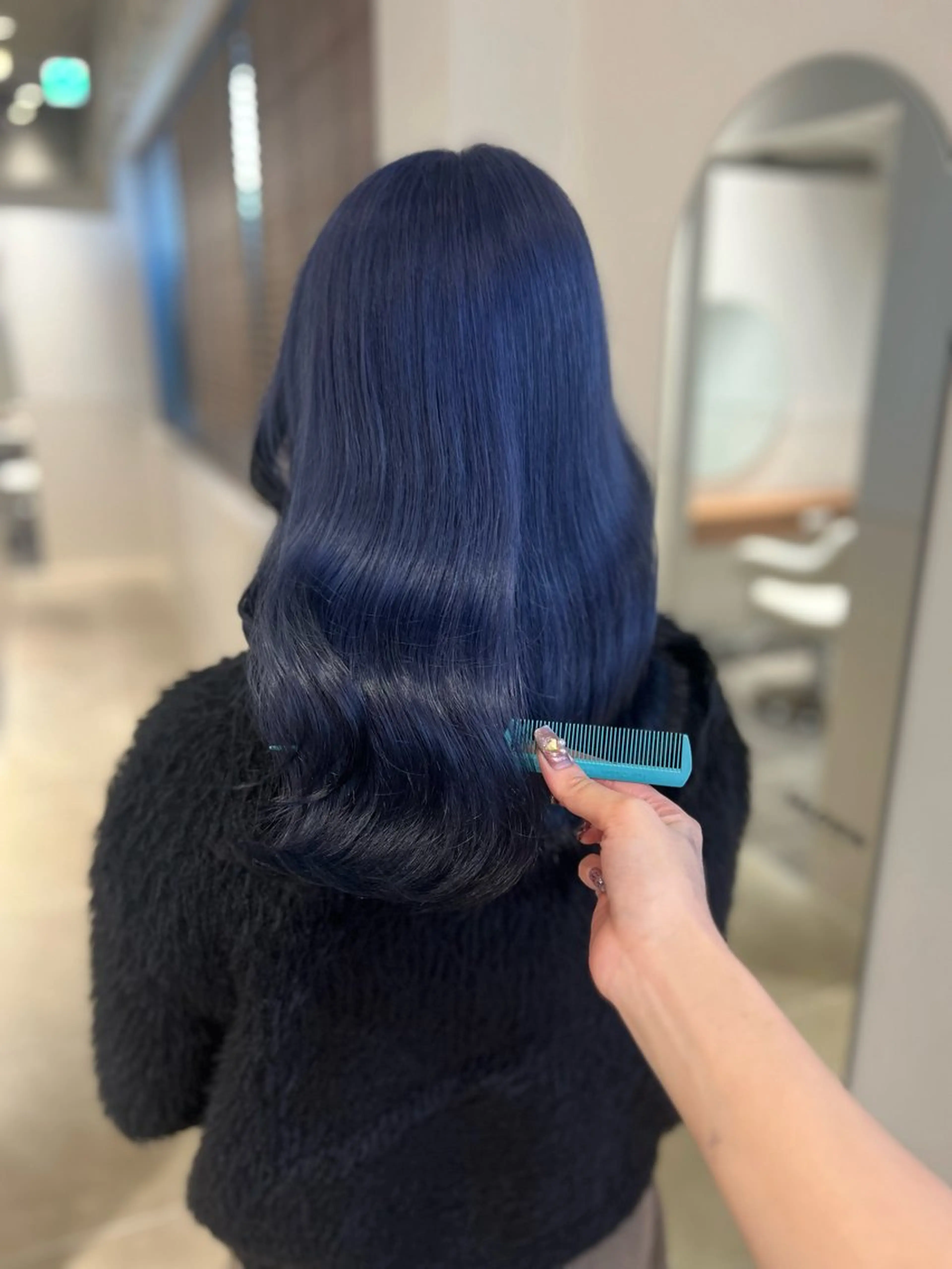 ミディアム カラー ヘアアレンジ 💕ブリーチカラー☁ 髪質改善💖サワのヘアスタイル