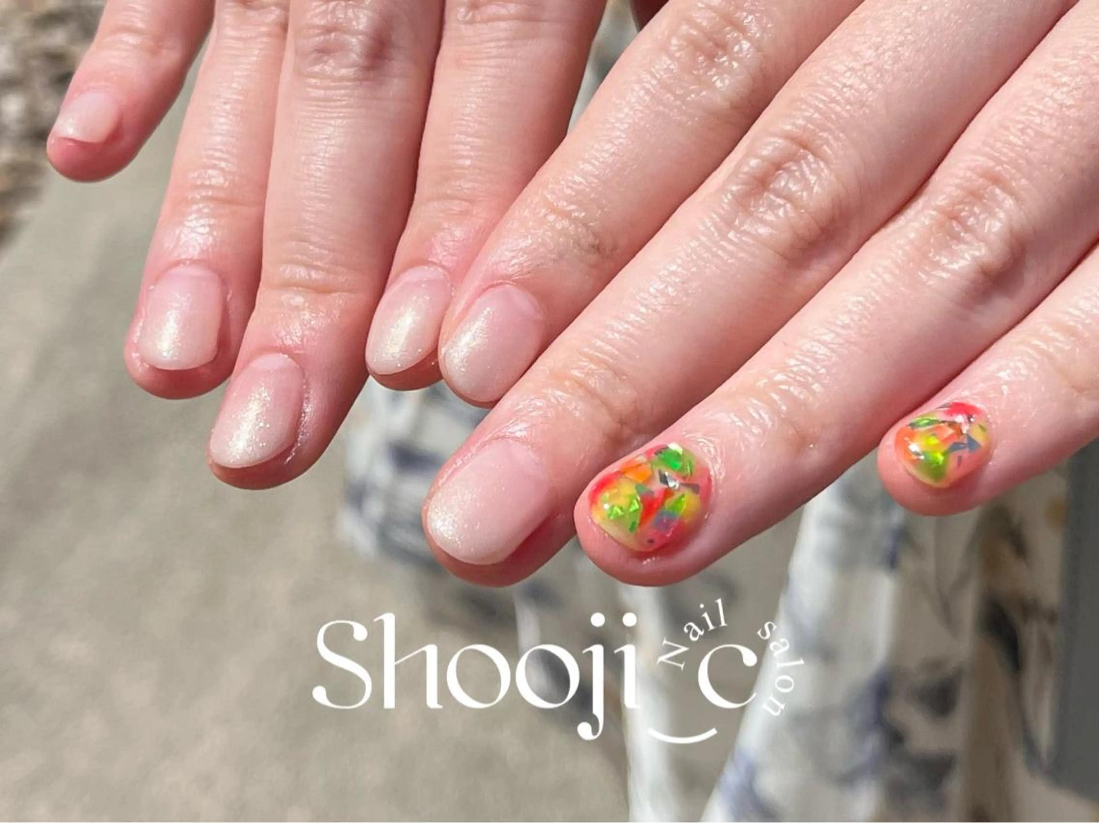 ネイル アートネイル 長さ出し フレンチネイル ジェルネイル グラデーション Shooji_c Nail salon所属・Shooji_c Nail salonのネイルデザイン