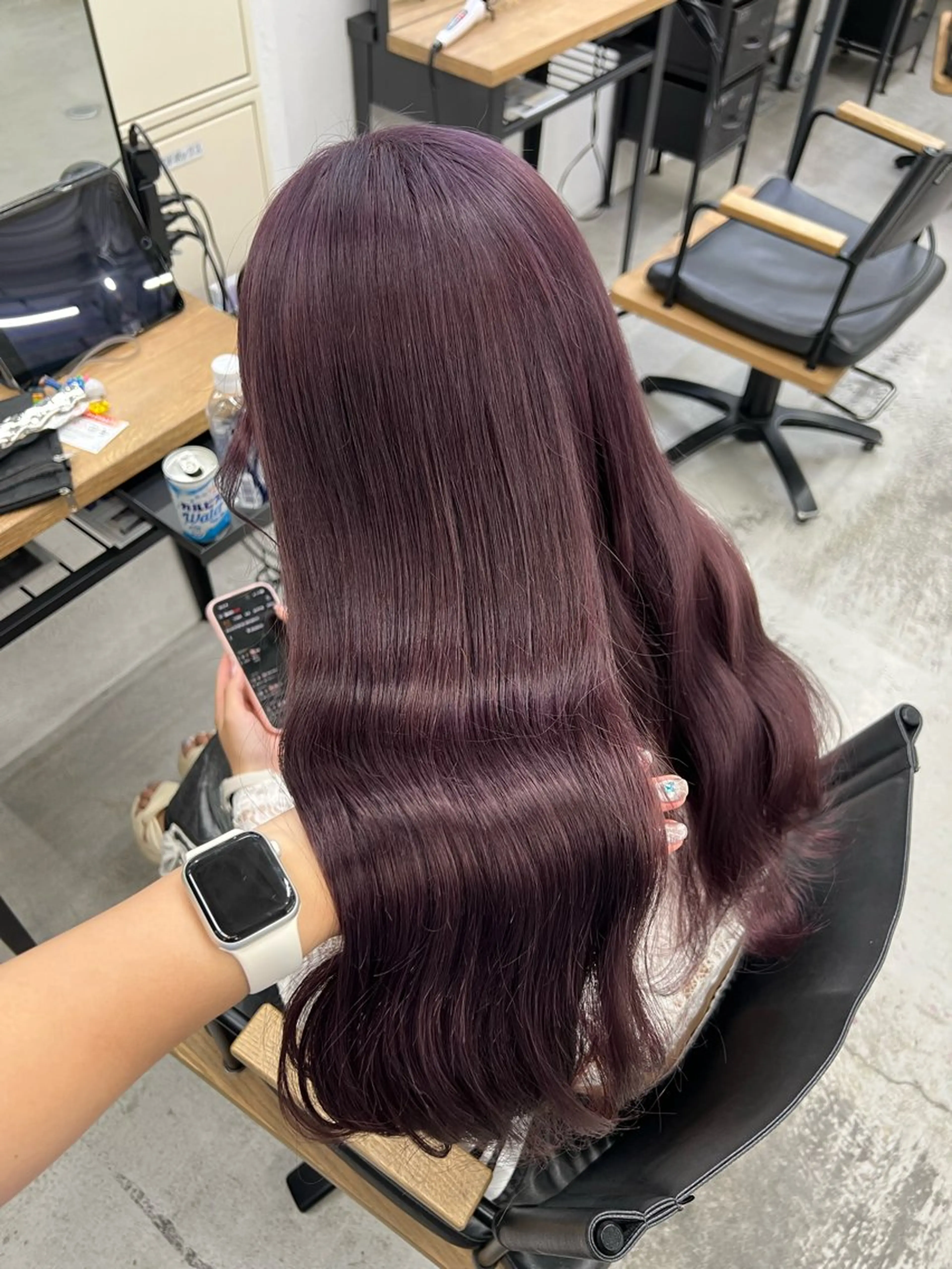 ロング ヘアカラー 暖色カラー/レイヤー カット☁️MEI☁️のヘアスタイル
