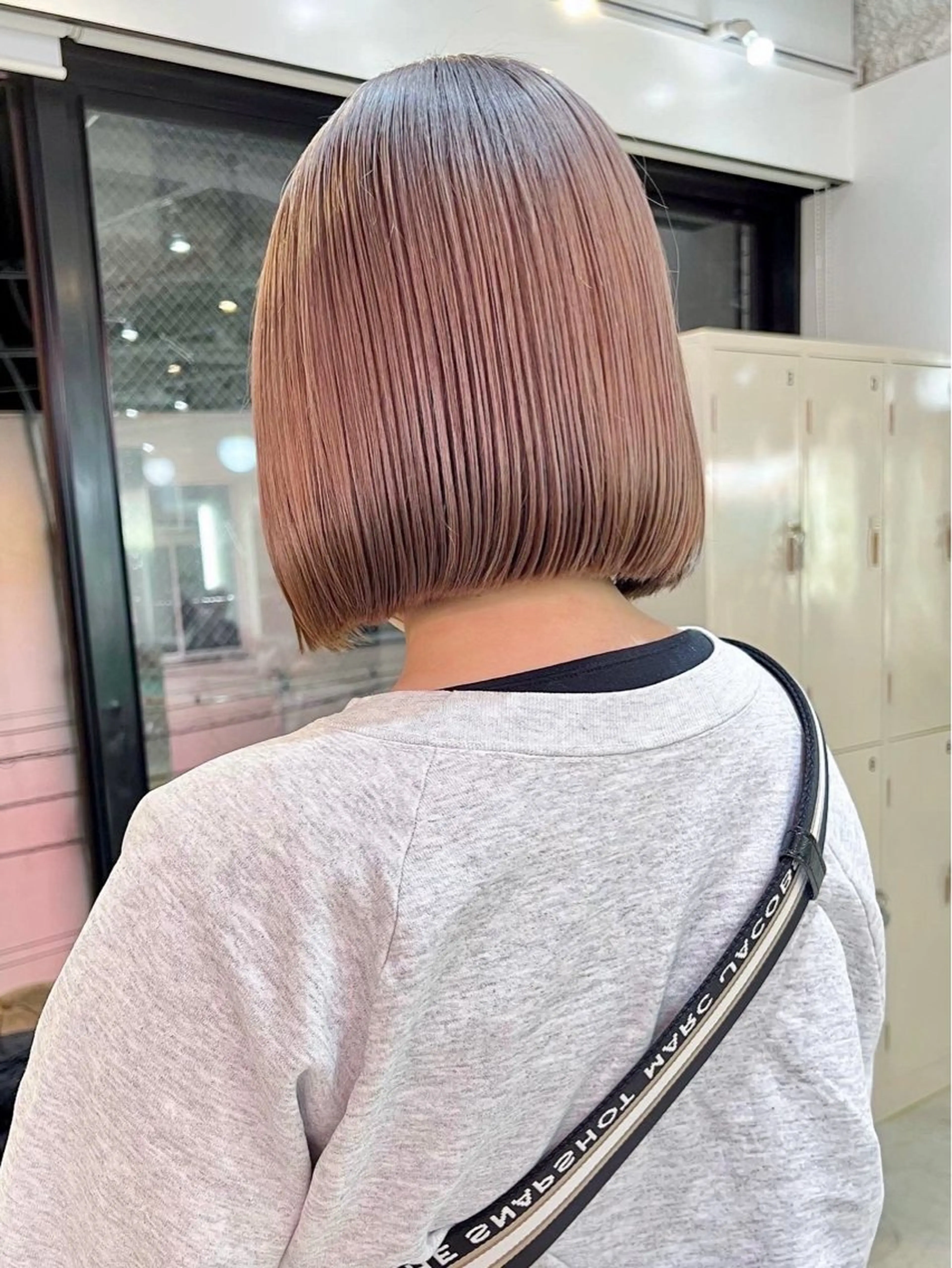 ロング カラー カット ヘアカラー トリートメント 🌈ベージュ艶髪🌈 ボブ/ユウトのヘアスタイル
