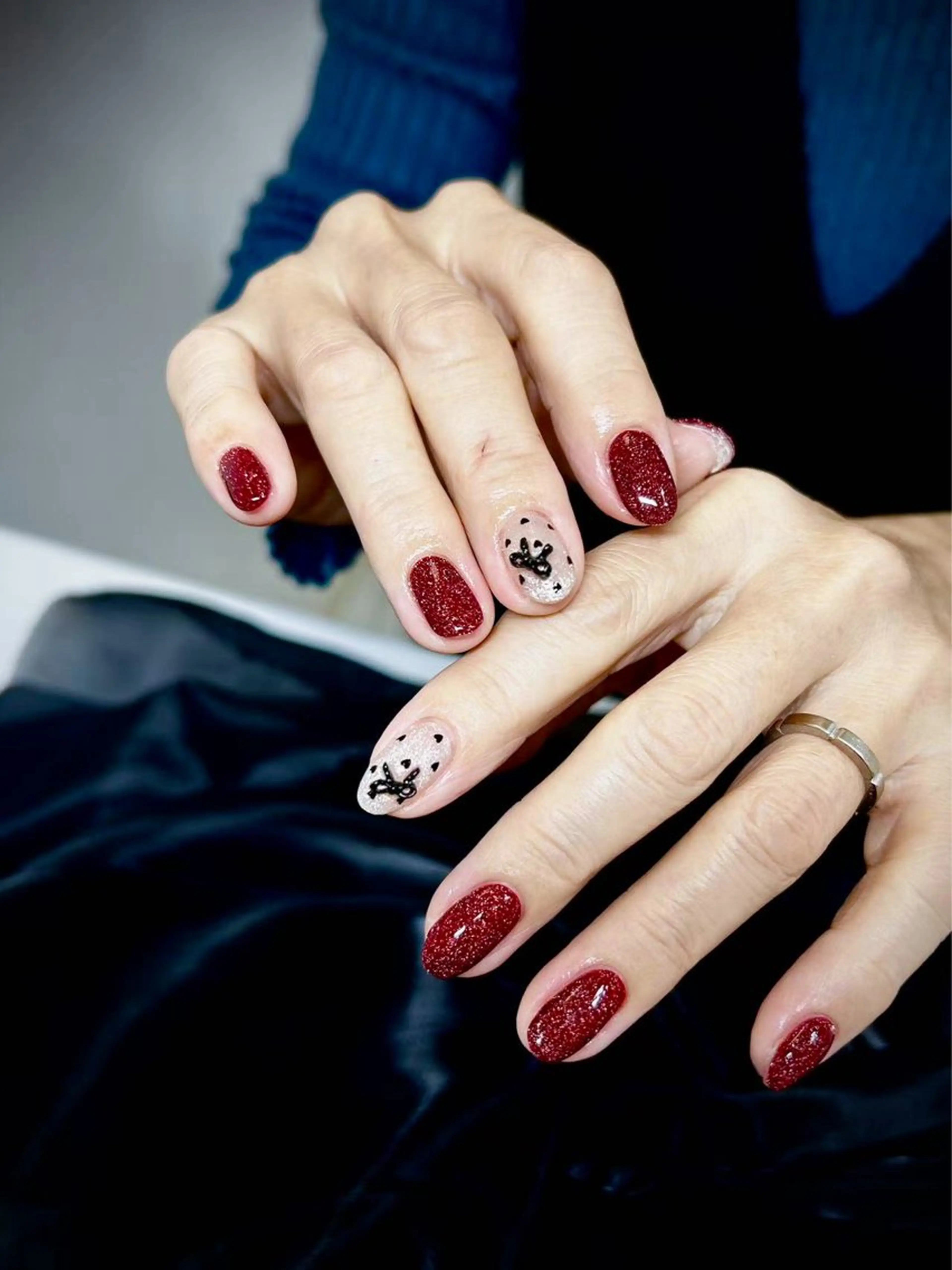 ネイル スカルプネイル シンプルネイル Lunailsalon所属・Lu nailsalonのネイルデザイン